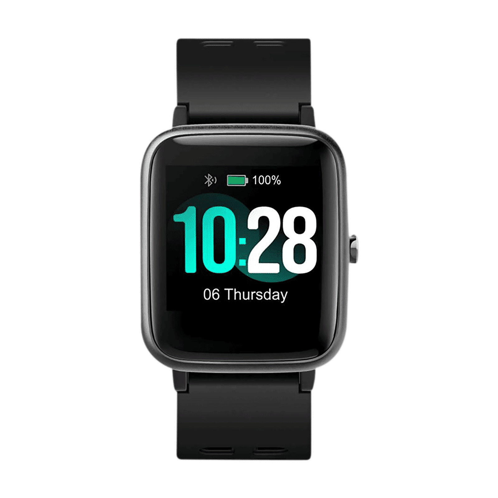 PORTRONICS Yogg Kronos Smartwatch with Activity Tracker (33mm TFT-LCD Display, IP68 Water Resistant, Black)_1