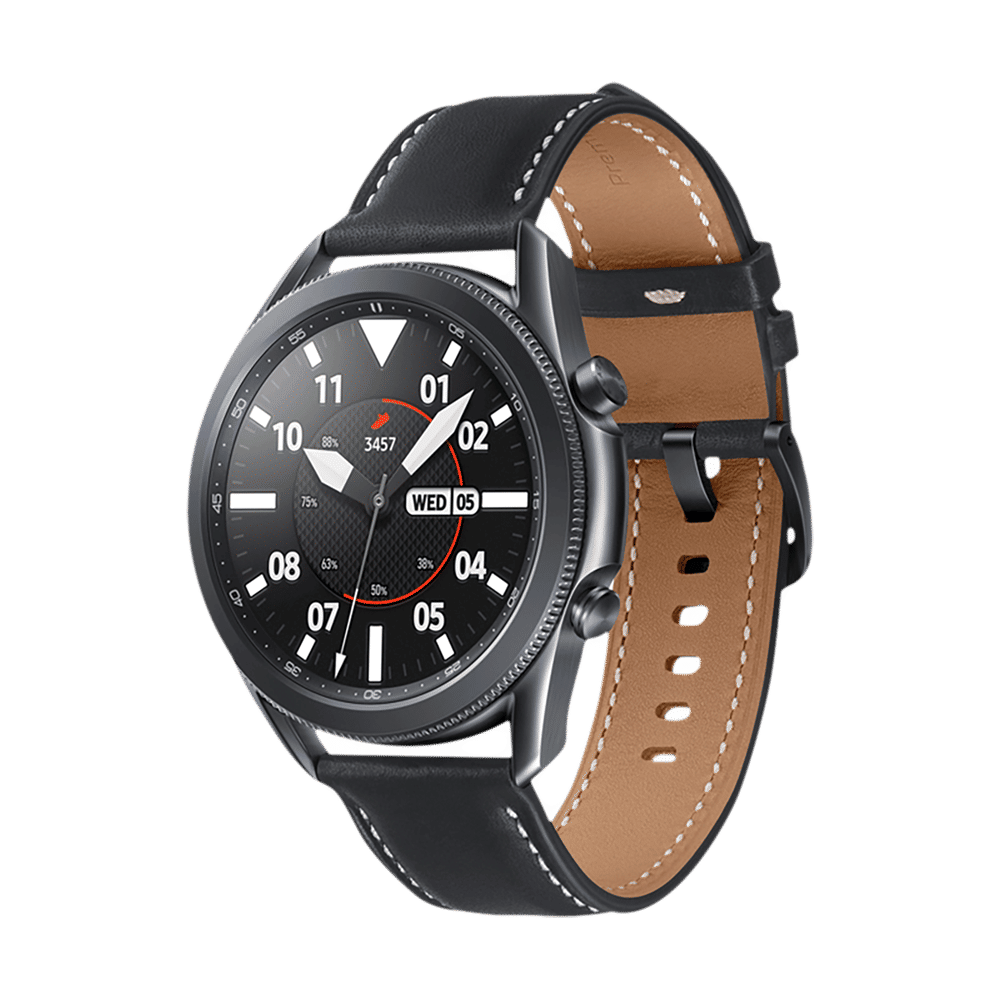 SAMSUNG Galaxy Watch3 GPS+Wi-Fi+Bluetooth Tizen OS Smartwatch (45mm Super AMOLED Display, Water Resistant, Mystic Black Strap) SAMSUNG Galaxy Watch3 GPS+Wi-Fi+Bluetooth Tizen OS Smartwatch (45mm Super AMOLED Display, Water Resistant, Mystic Black Strap)_4