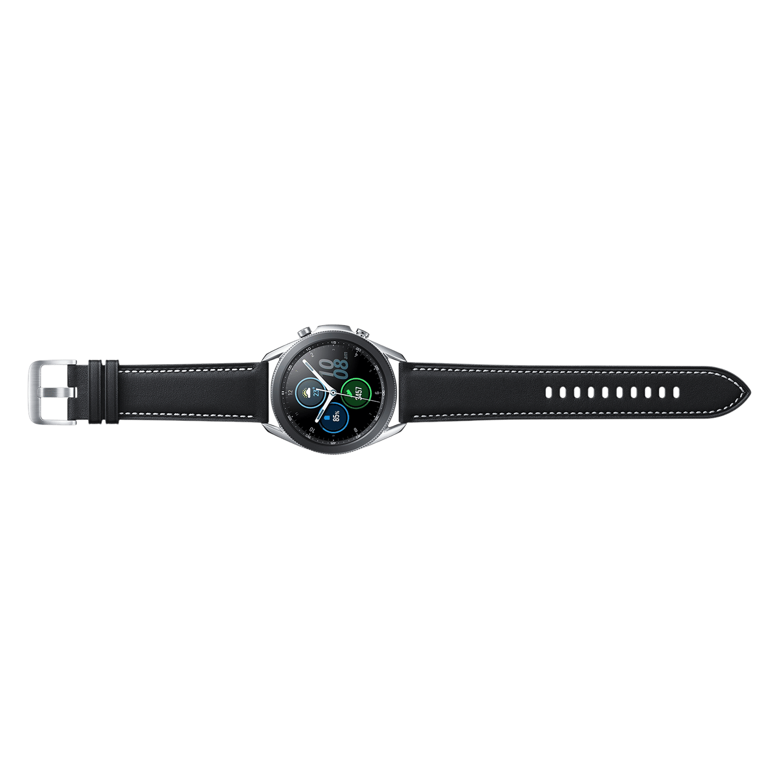 SAMSUNG Galaxy Watch3 GPS+Wi-Fi+Bluetooth Tizen OS Smartwatch (45mm Super AMOLED Display, Water Resistant, Black Strap)_9
