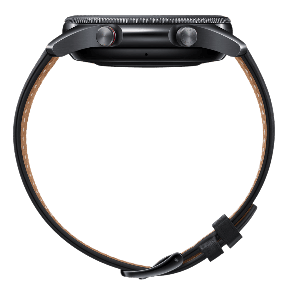 SAMSUNG Galaxy Watch3 GPS+Wi-Fi+4G SIM+Bluetooth Tizen OS Smartwatch (45mm Super AMOLED Display, Water Resistant, Black Strap)_5