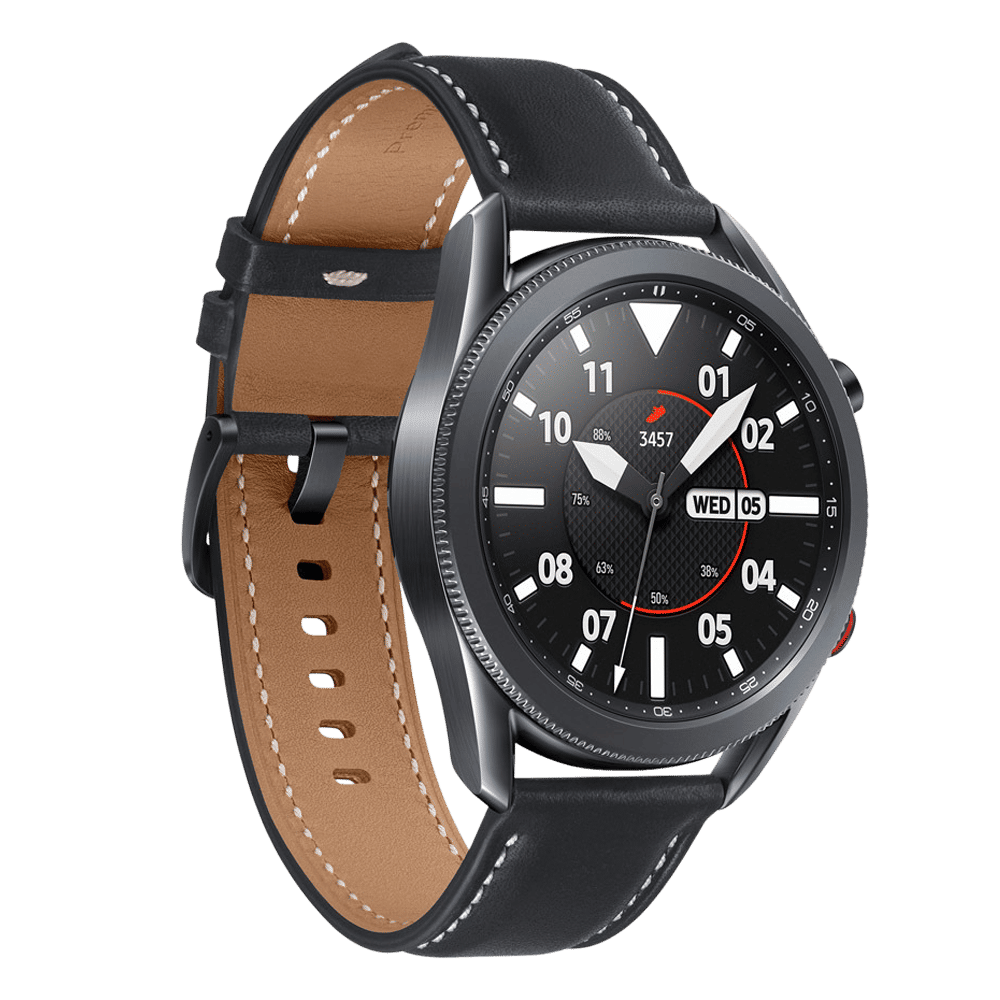 SAMSUNG Galaxy Watch3 GPS+Wi-Fi+4G SIM+Bluetooth Tizen OS Smartwatch (45mm Super AMOLED Display, Water Resistant, Black Strap)_7