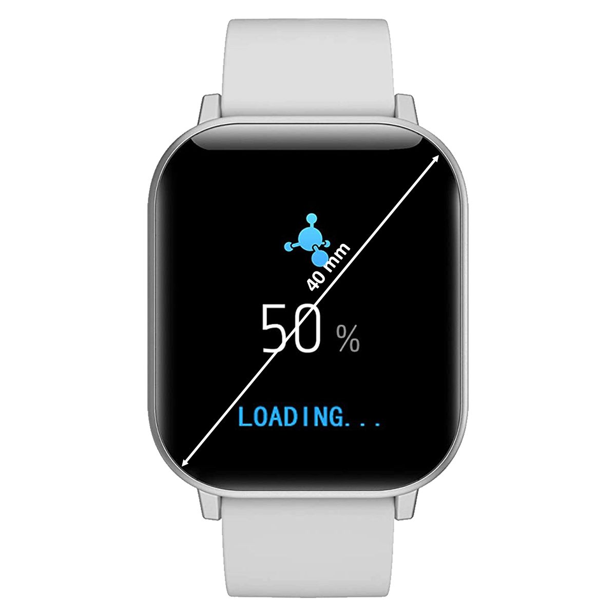 voltmi Smartwatch (24/7 Health Monitoring System, 40mm) (Monitor Body Temperature to Prevent Coronavirus Pneumonia, Dr Senor, Silver) voltmi Smartwatch (24/7 Health Monitoring System, 40mm) (Monitor Body Temperature to Prevent Coronavirus Pneumonia, Dr Senor, Silver)_5