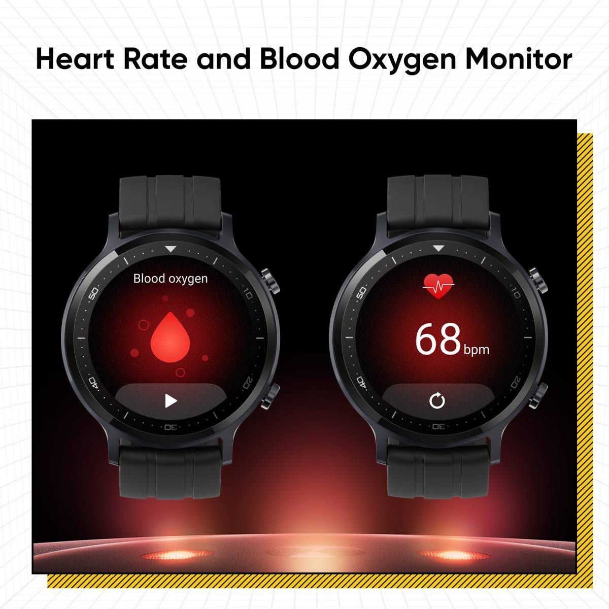 realme Watch S Smartwatch with Activity Tracker (33mm LCD Display, IP68 Water Resistant, Black Strap) realme Watch S Smartwatch with Activity Tracker (33mm LCD Display, IP68 Water Resistant, Black Strap)_9