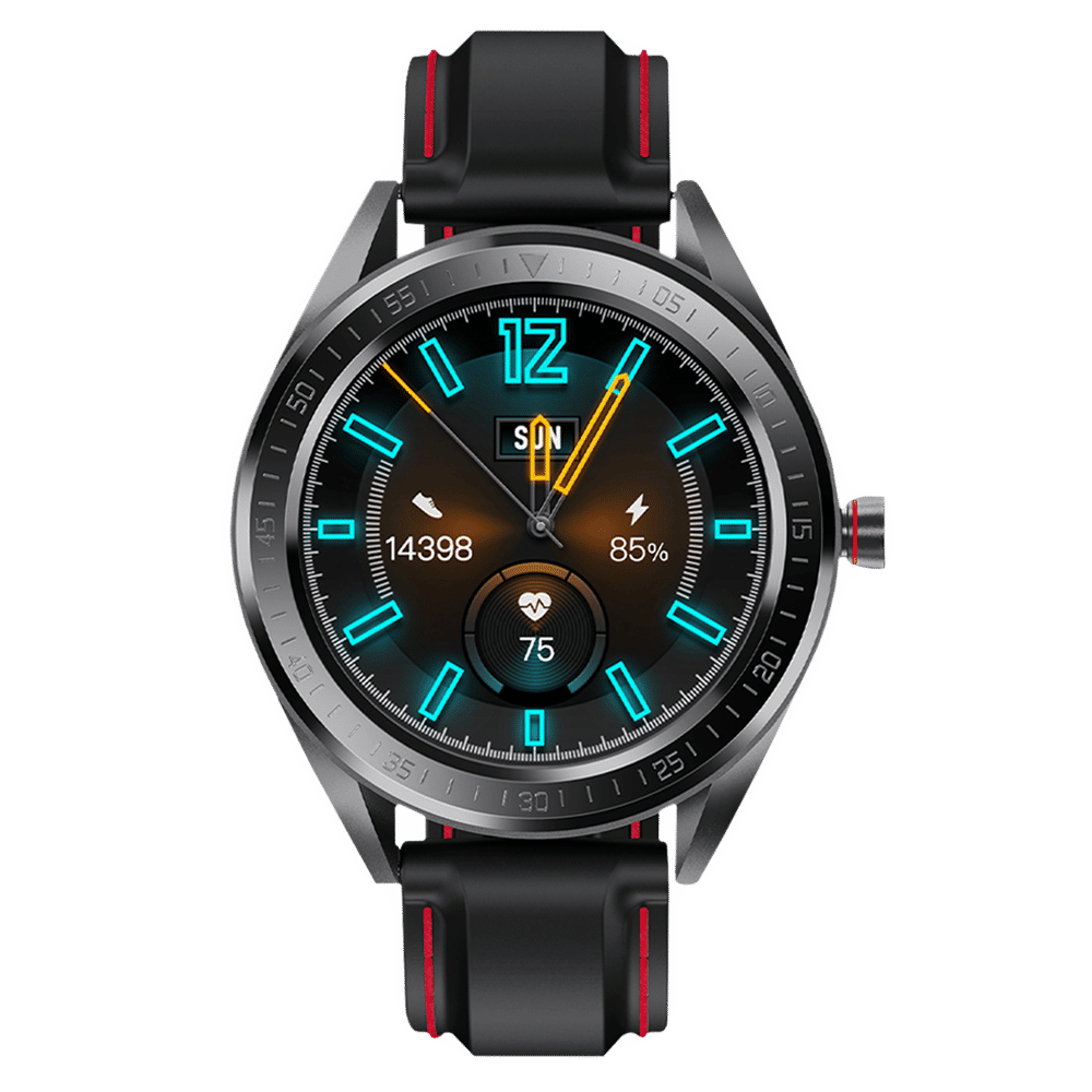 CROSSBEATS Trak Smartwatch with GPS (35mm IPS FHD Display, IP68 Waterproof, Black Strap) CROSSBEATS Trak Smartwatch with GPS (35mm IPS FHD Display, IP68 Waterproof, Black Strap)_1