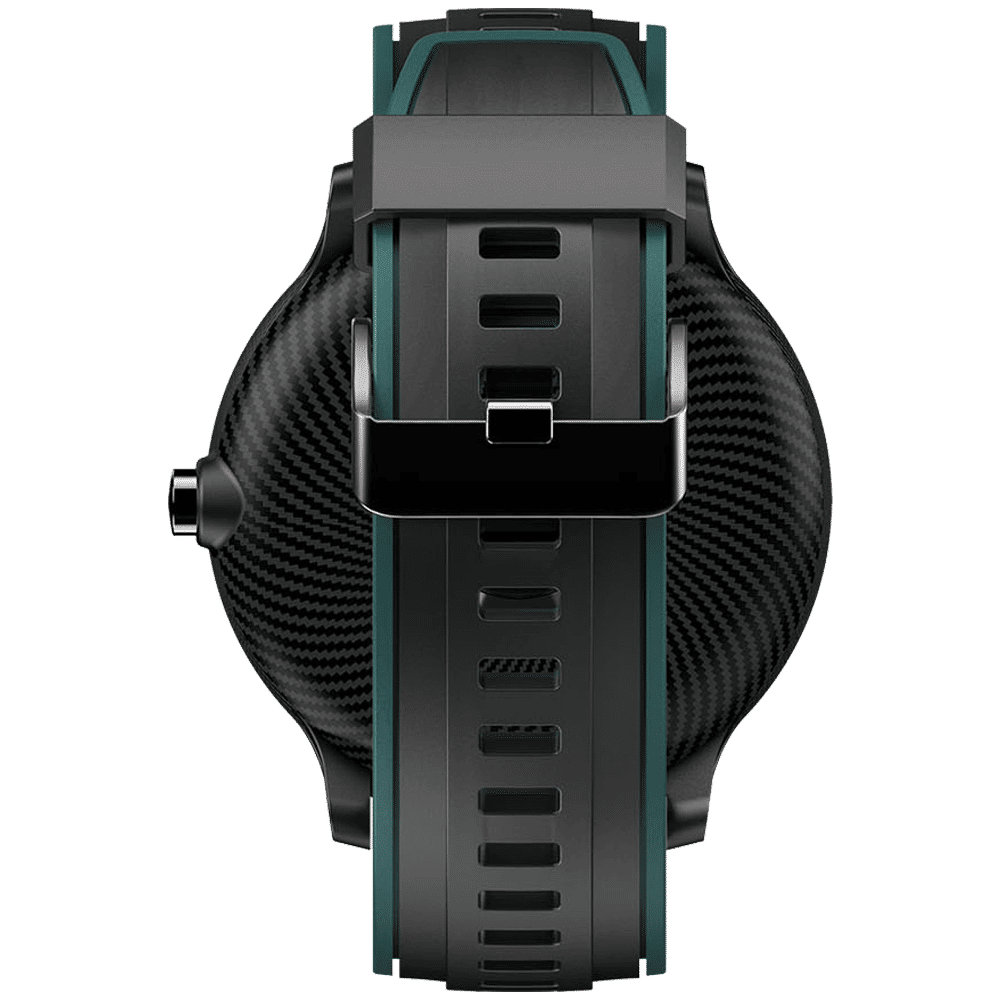 CROSSBEATS Ace Smartwatch with GPS (33mm LCD Display, IP68 Waterproof, Black Sea Green Strap)_6
