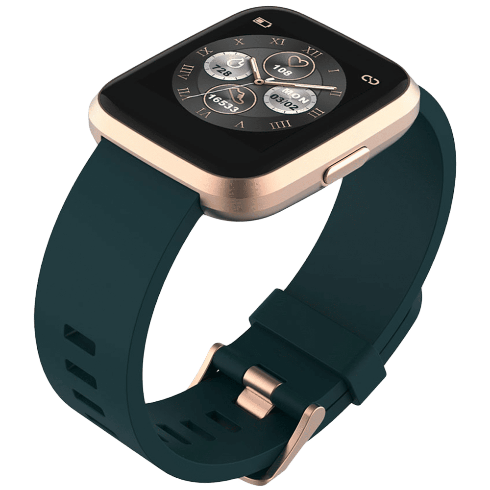 CROSSBEATS Ignite Smartwatch with GPS (40mm HD IPS Display, IP68 Waterproof, Green Strap)_6