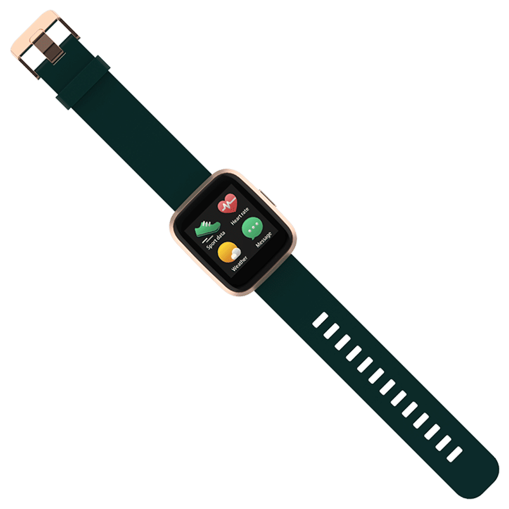 CROSSBEATS Ignite Smartwatch with GPS (40mm HD IPS Display, IP68 Waterproof, Green Strap)_7
