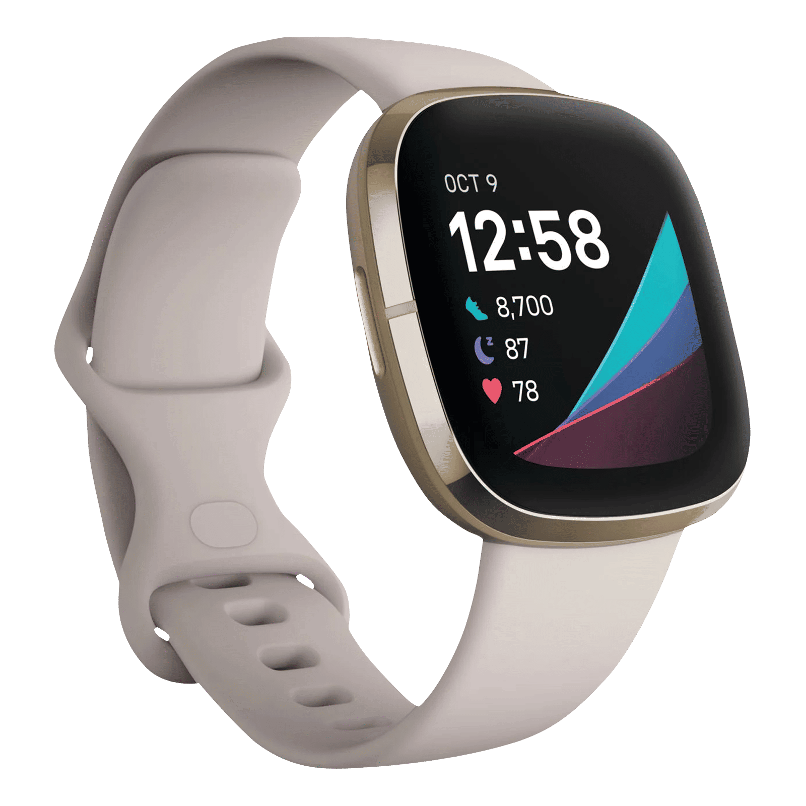 fitbit Sense Smartwatch with Bluetooth Calling (40mm AMOLED Display, 50 Meter Water Resistant, Lunar White Strap) fitbit Sense Smartwatch with Bluetooth Calling (40mm AMOLED Display, 50 Meter Water Resistant, Lunar White Strap)_5