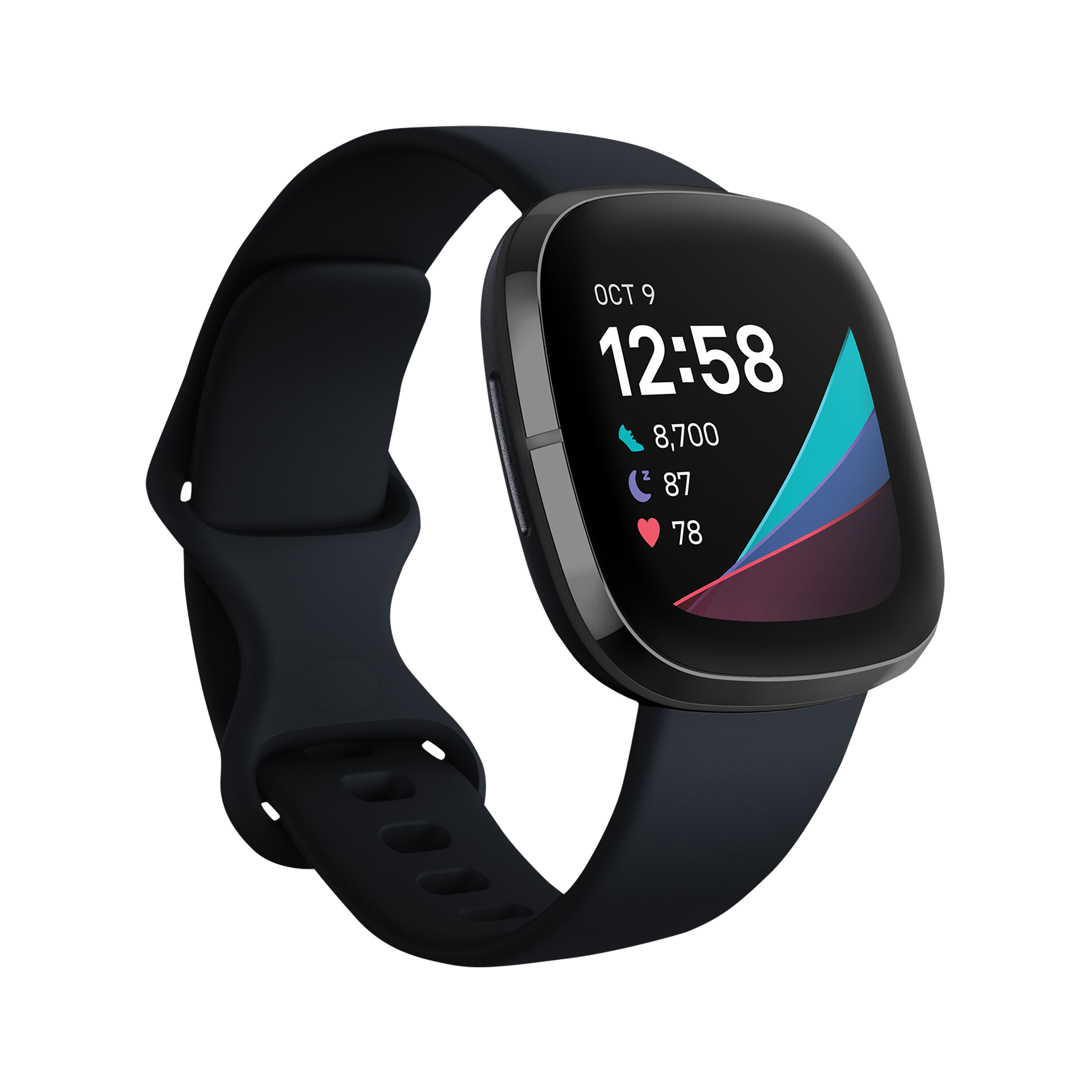 fitbit Sense Smartwatch with Bluetooth Calling (40mm AMOLED Display, 50 Meter Water Resistant, Carbon Strap) fitbit Sense Smartwatch with Bluetooth Calling (40mm AMOLED Display, 50 Meter Water Resistant, Carbon Strap)_5