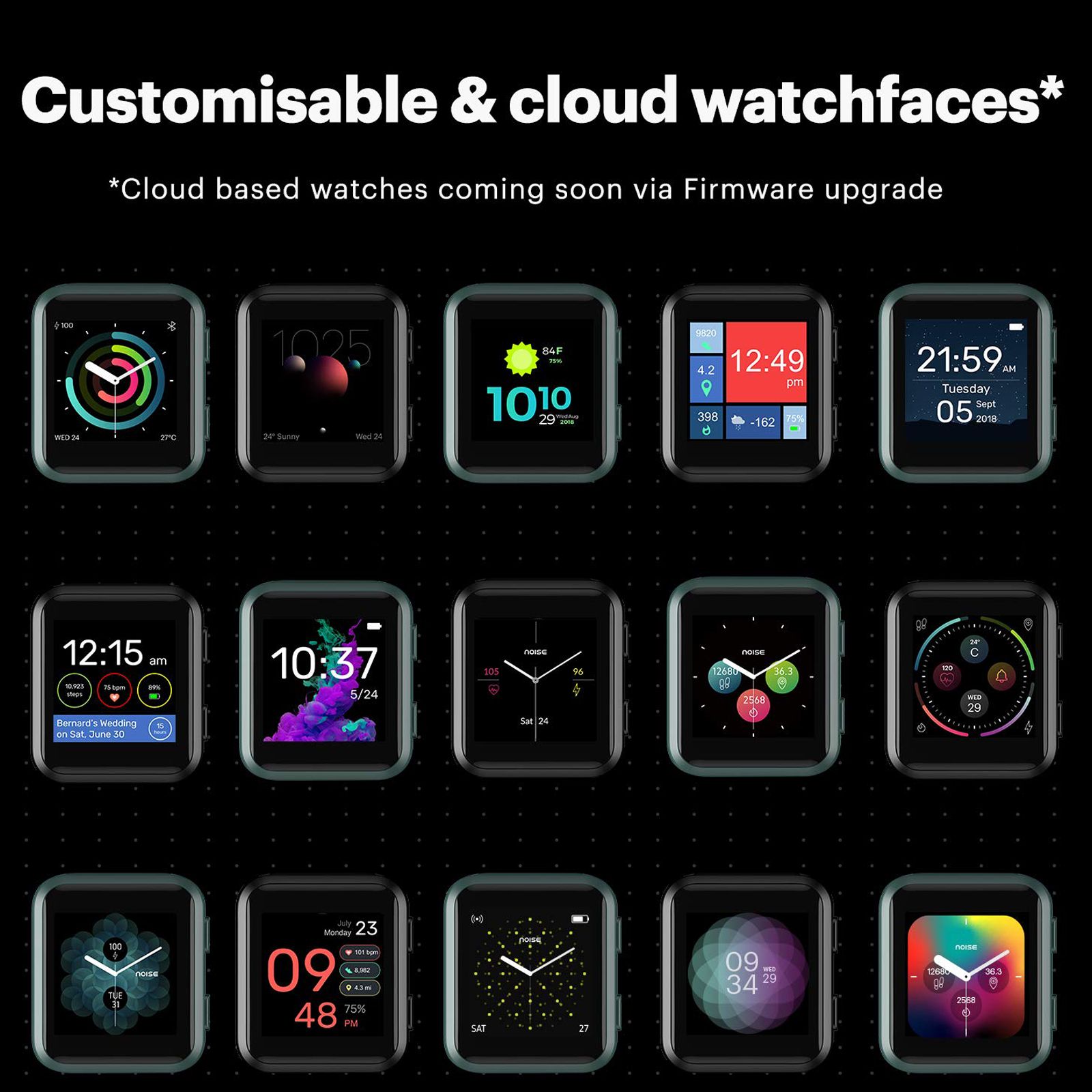 noise ColorFit Nav Smartwatch with Activity Tracker (35.56mm LCD Display, IP68 Water Resistant, Camo Green Strap)_9