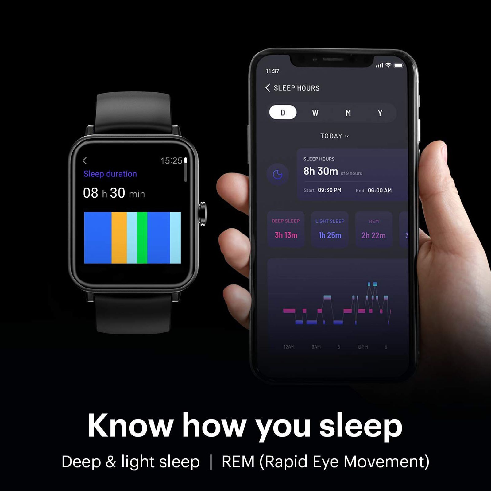 noise ColorFit Pro 3 Smartwatch with Activity Tracker (39.37mm TFT LCD Display, 5ATM Water Resistant, Jet Black Strap)_11