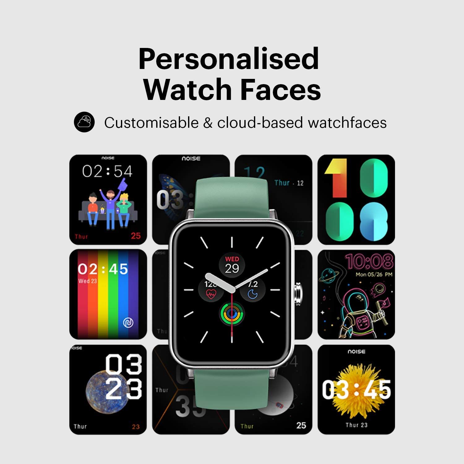 noise ColorFit Pro 3 Smartwatch with Activity Tracker (39.37mm TFT LCD Display, 5ATM Water Resistant, Jet Blue Strap)_10