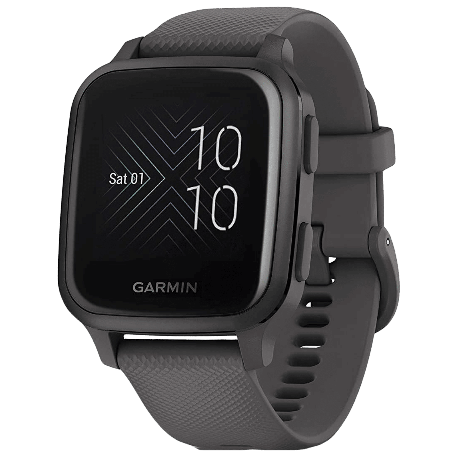 GARMIN Venu Sq Music Edition Smartwatch with Activity Tracker (33.1mm with MIP Display, Water Resistant, Black & Slate Strap) GARMIN Venu Sq Music Edition Smartwatch with Activity Tracker (33.1mm with MIP Display, Water Resistant, Black & Slate Strap)_1