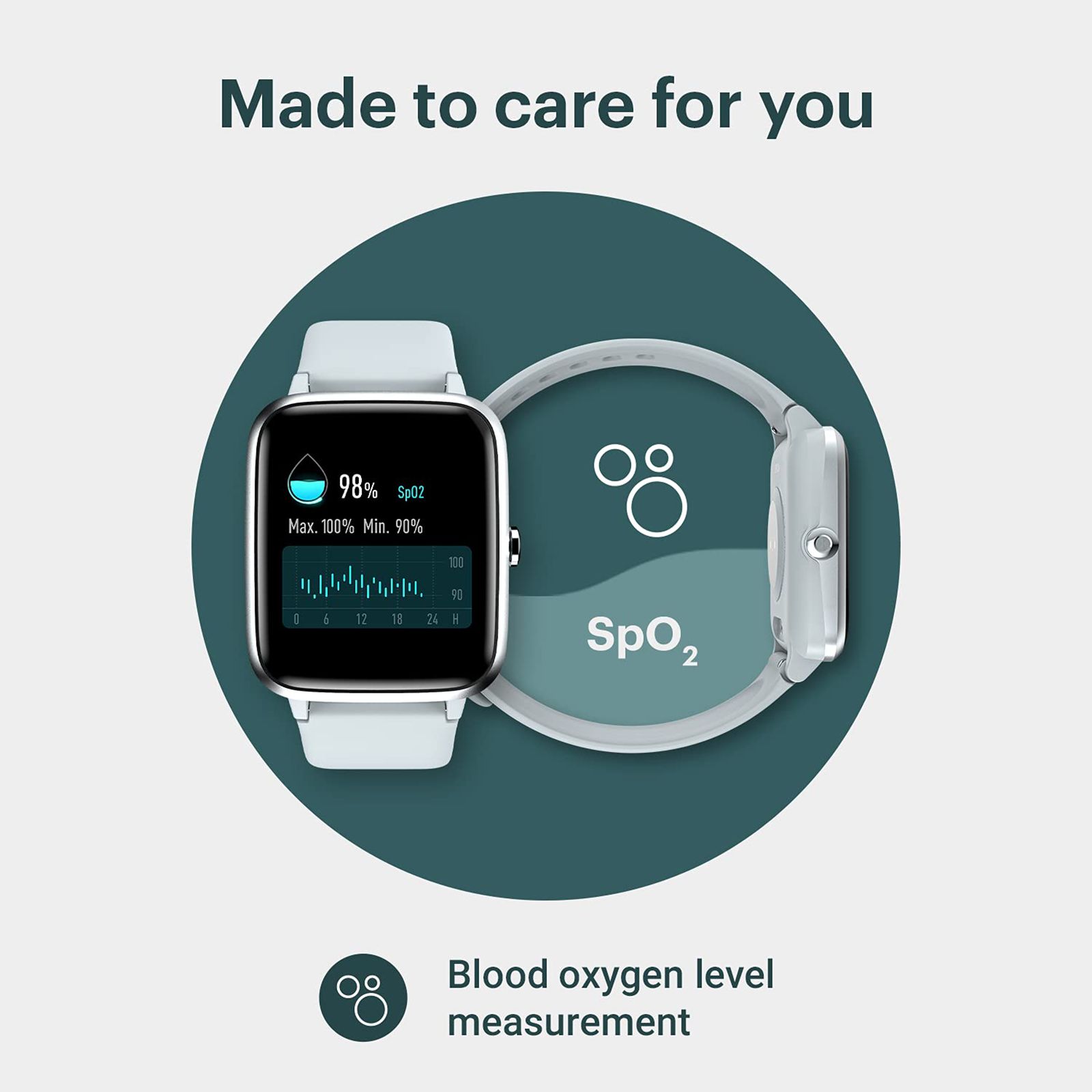 noise ColorFit Pro 2 Smartwatch with Activity Tracker (33mm LCD Display, IP68 Waterproof, Mist Grey Strap) noise ColorFit Pro 2 Smartwatch with Activity Tracker (33mm LCD Display, IP68 Waterproof, Mist Grey Strap)_7