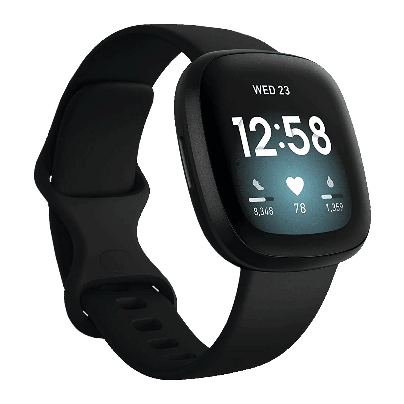 fitbit Versa 3 Smartwatch with Bluetooth Calling (40.4mm AMOLED Display, 50 Meter Water Resistant, Black Strap) fitbit Versa 3 Smartwatch with Bluetooth Calling (40.4mm AMOLED Display, 50 Meter Water Resistant, Black Strap)_4