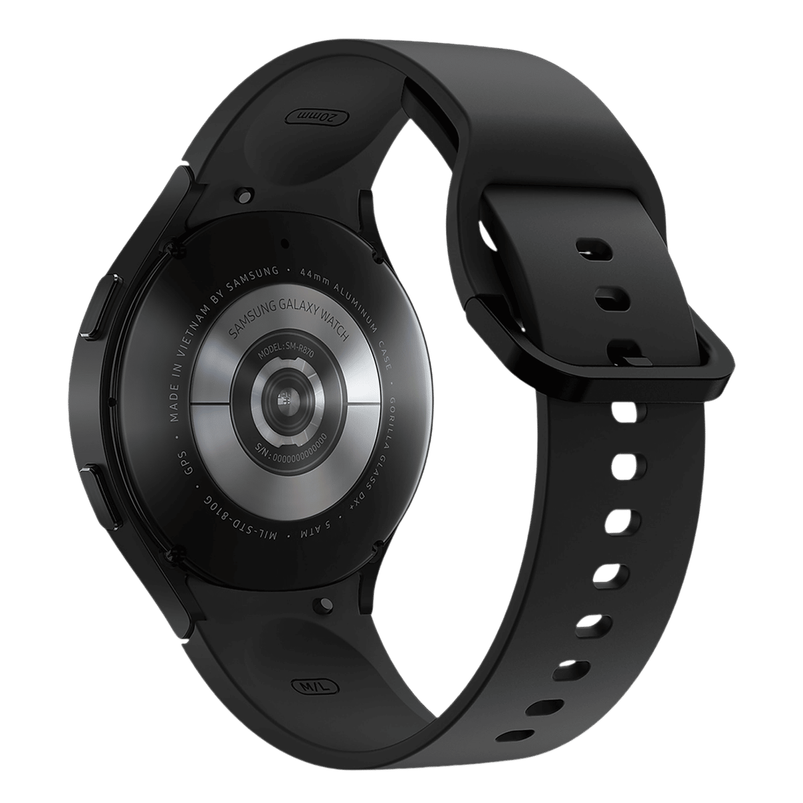 SAMSUNG Galaxy Watch4 GPS+Wi-Fi+Bluetooth Wear OS Smartwatch (44mm Super AMOLED Display, Water Resistant, Black Strap)_7