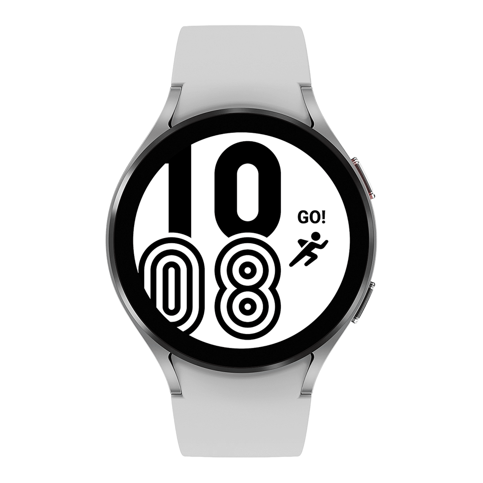 SAMSUNG Galaxy Watch4 GPS+Wi-Fi+Bluetooth Wear OS Smartwatch (44mm Super AMOLED Display, Water Resistant, Silver Strap)_1
