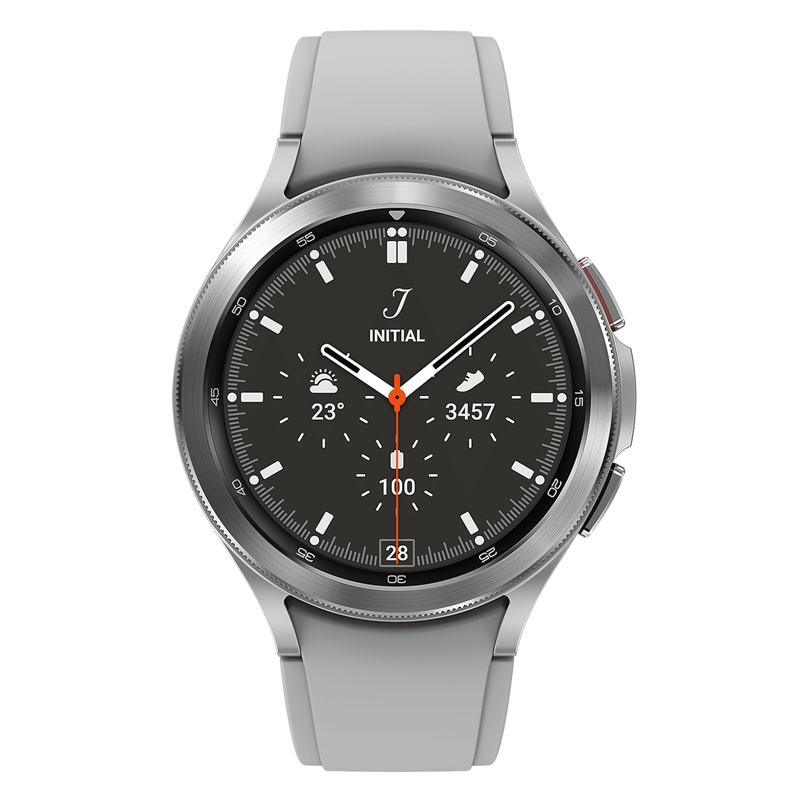 SAMSUNG Galaxy Watch4 Classic GPS+Wi-Fi+4G SIM+Bluetooth Wear OS Smartwatch (46mm Super AMOLED Display, Sweat Resistant, Silver Strap)_1