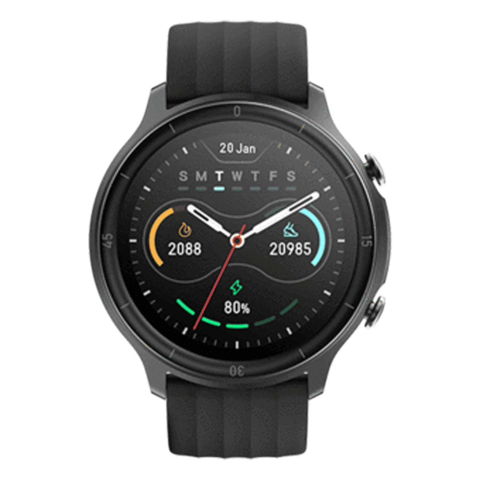 noise NoiseFit Agile Smart Watch with 14 Sports Modes (32.51mm Display, 5ATM Waterproof, Robust Black Strap) noise NoiseFit Agile Smart Watch with 14 Sports Modes (32.51mm Display, 5ATM Waterproof, Robust Black Strap)_1