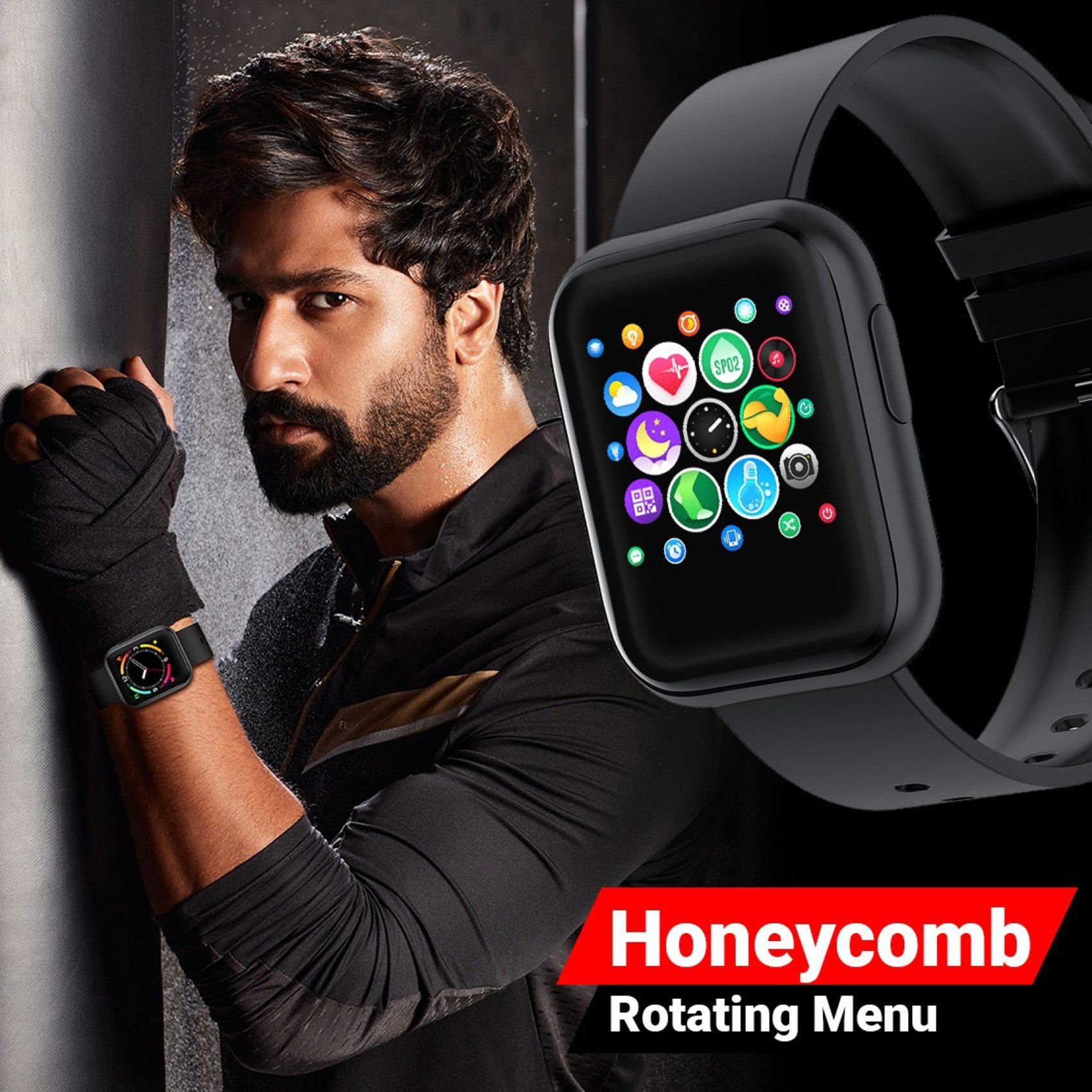 Fire-Boltt Ninja Pro BSW011 Smartwatch with Activity Tracker (33mm HD Display, IP67 Water Resistant, Black Strap)_6