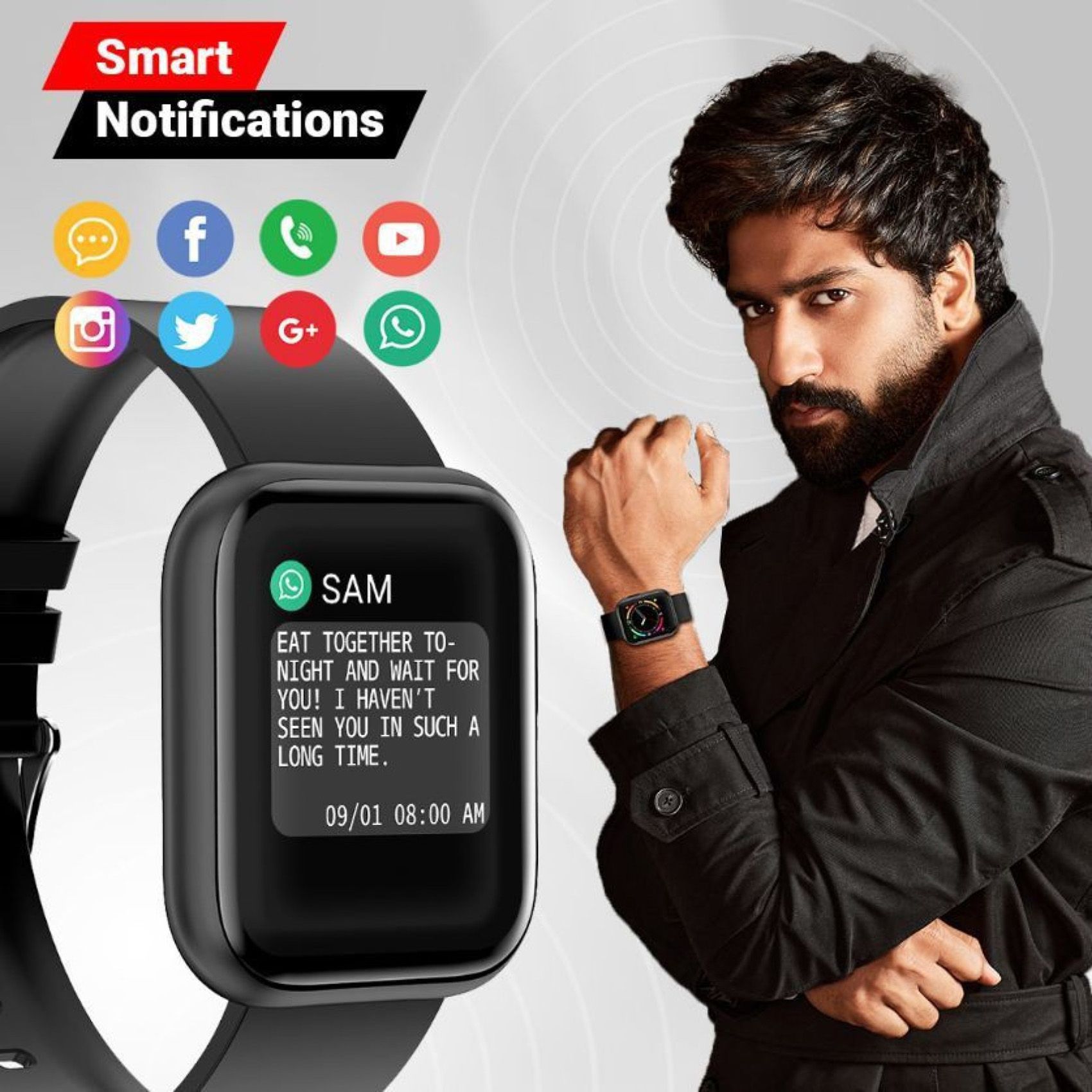 Fire-Boltt Ninja Pro BSW011 Smartwatch with Activity Tracker (33mm HD Display, IP67 Water Resistant, Black Strap)_8