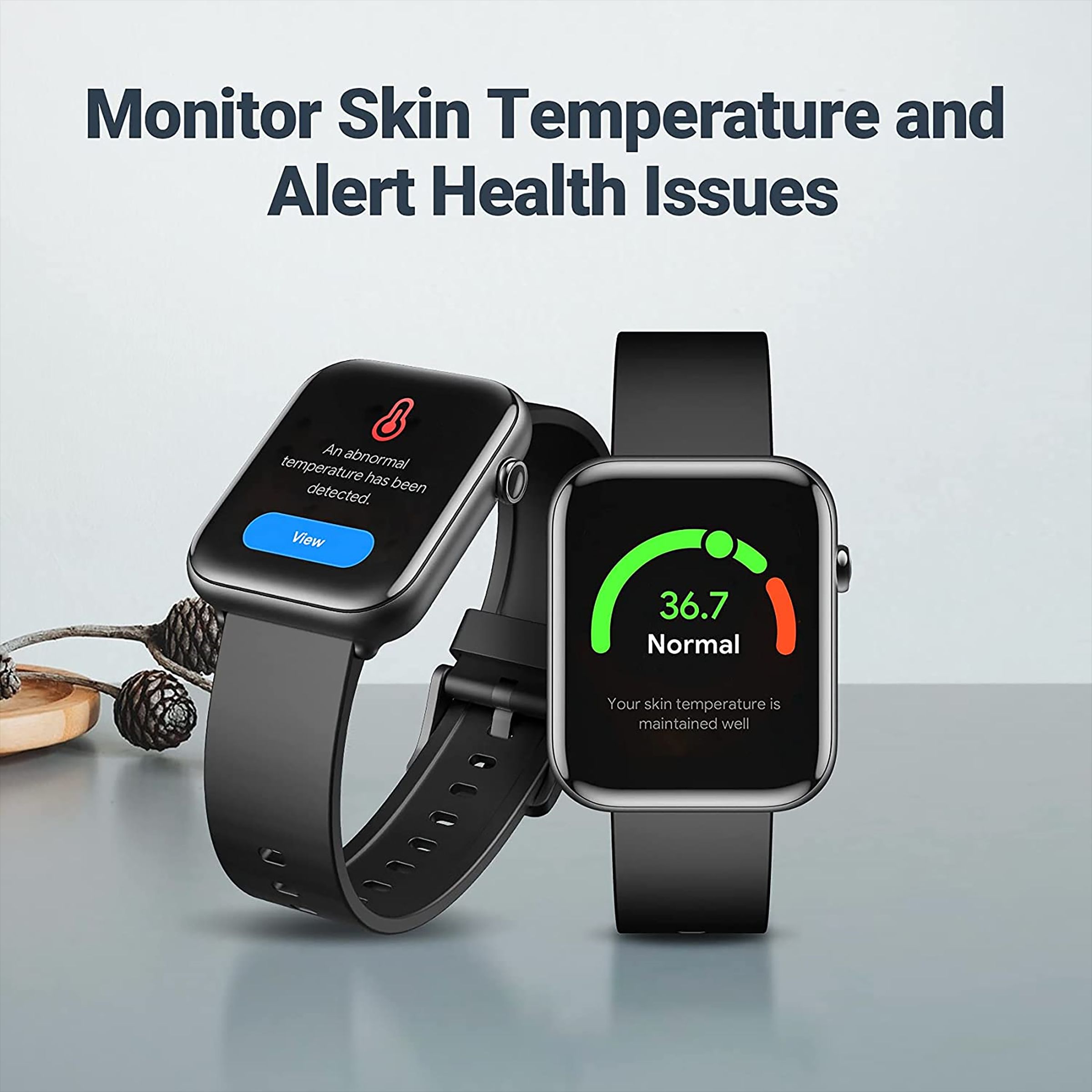 mobvoi TicWatch GTH Smartwatch with Activity Tracker (39.37mm IPS TFT Display, 5ATM Water Resistant, Black Strap)_9