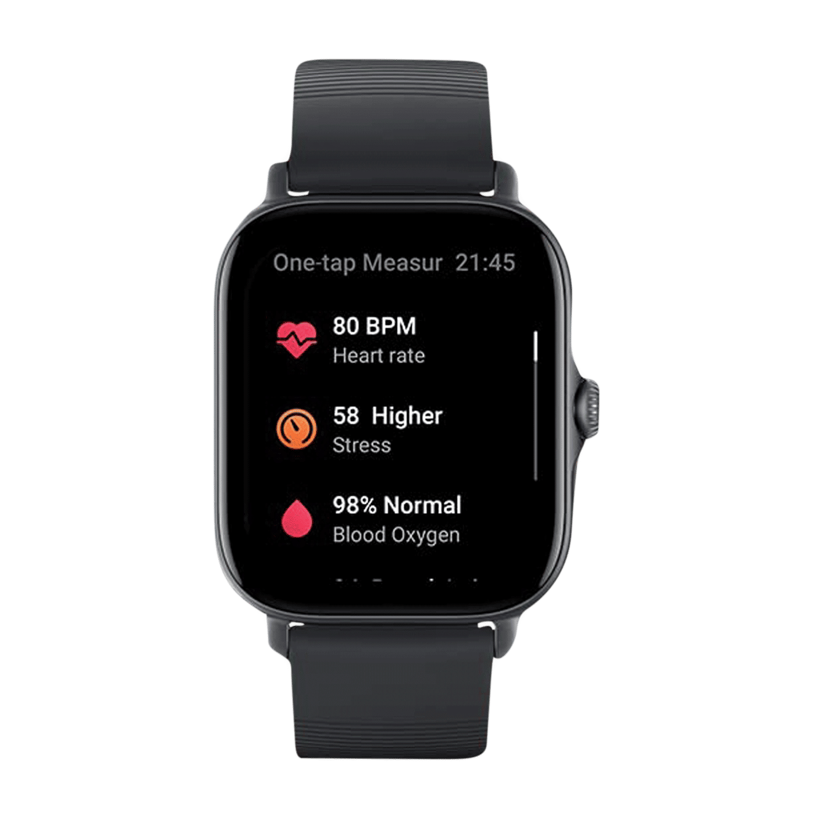 amazfit GTS 3 Smartwatch with Activity Tracker (44.45mm AMOLED Display, Water Resistant, Black Strap)_1