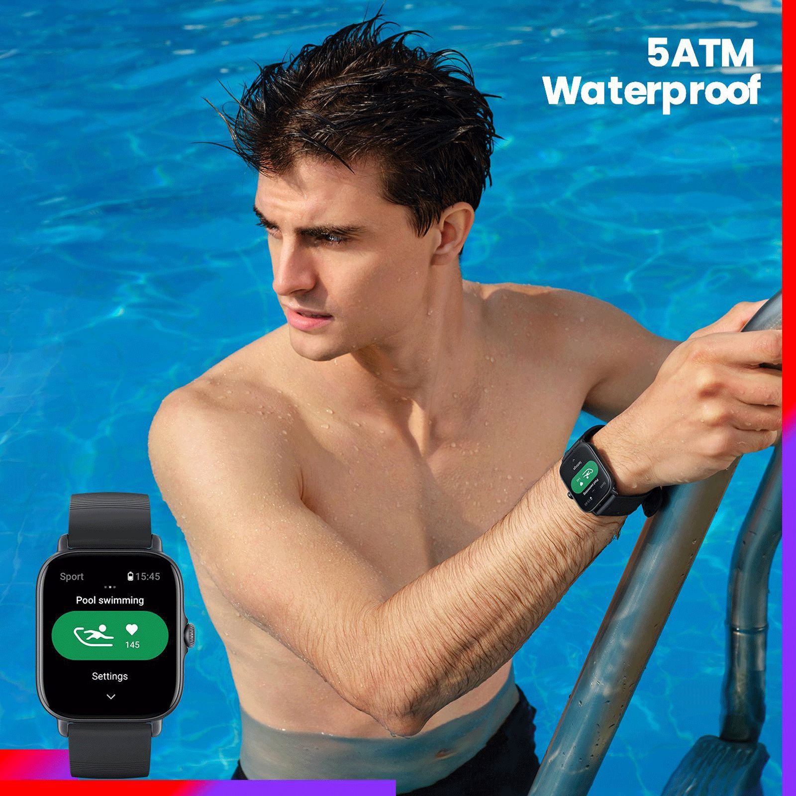 amazfit GTS 3 Smartwatch with Activity Tracker (44.45mm AMOLED Display, Water Resistant, Black Strap)_5