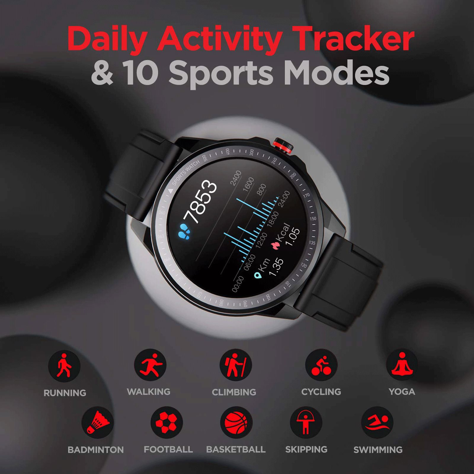 boAt Flash RTL Edition Smartwatch with Activity Tracker (33mm LCD Display, IP68 Water Resistant, Lightning Black Strap)_8