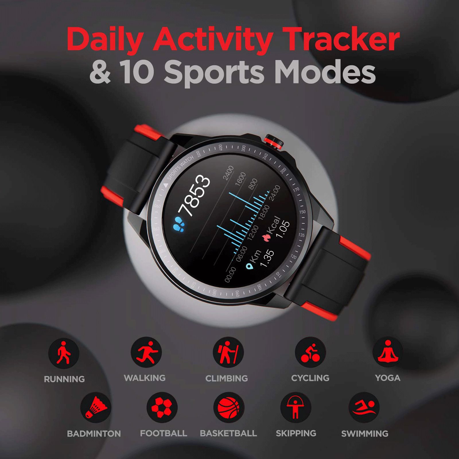 boAt Flash RTL Edition Smartwatch with Activity Tracker (33mm LCD Display, IP68 Water Resistant, Moon Red Strap) boAt Flash RTL Edition Smartwatch with Activity Tracker (33mm LCD Display, IP68 Water Resistant, Moon Red Strap)_8