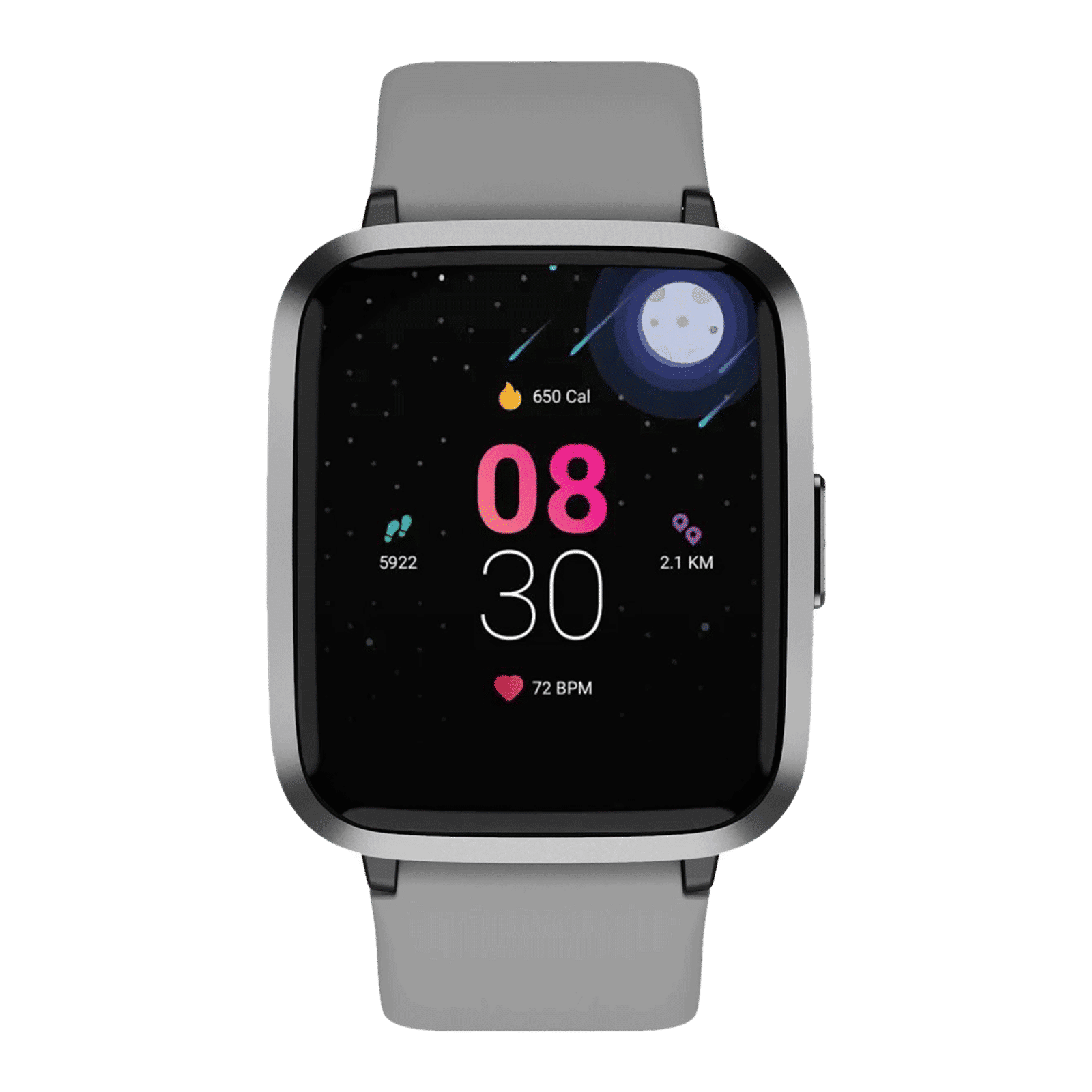 boAt Storm RTL Smartwatch with Activity Tracker (33mm 2.5D Curved Display, 5ATM Water Resistant, Cool Grey Strap) boAt Storm RTL Smartwatch with Activity Tracker (33mm 2.5D Curved Display, 5ATM Water Resistant, Cool Grey Strap)_1