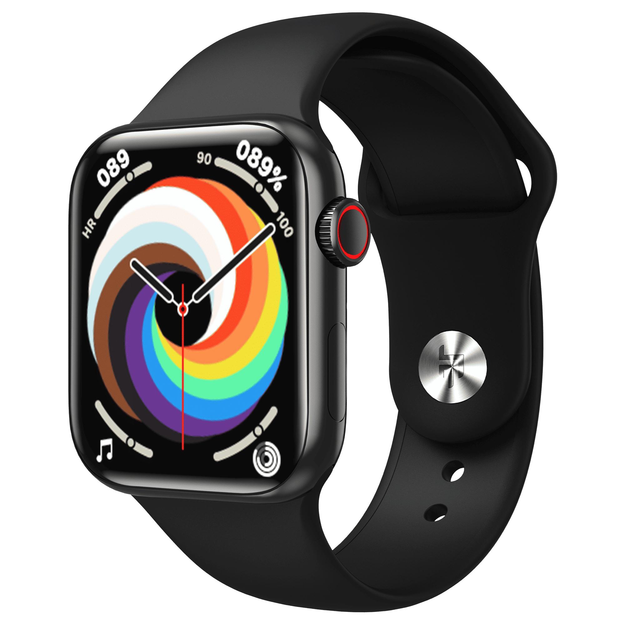 CROSSBEATS Ignite S3 Pro Smartwatch with Activity Tracker (44.95mm with IPS Display, IP67 Water Resistant, Black Strap)_1