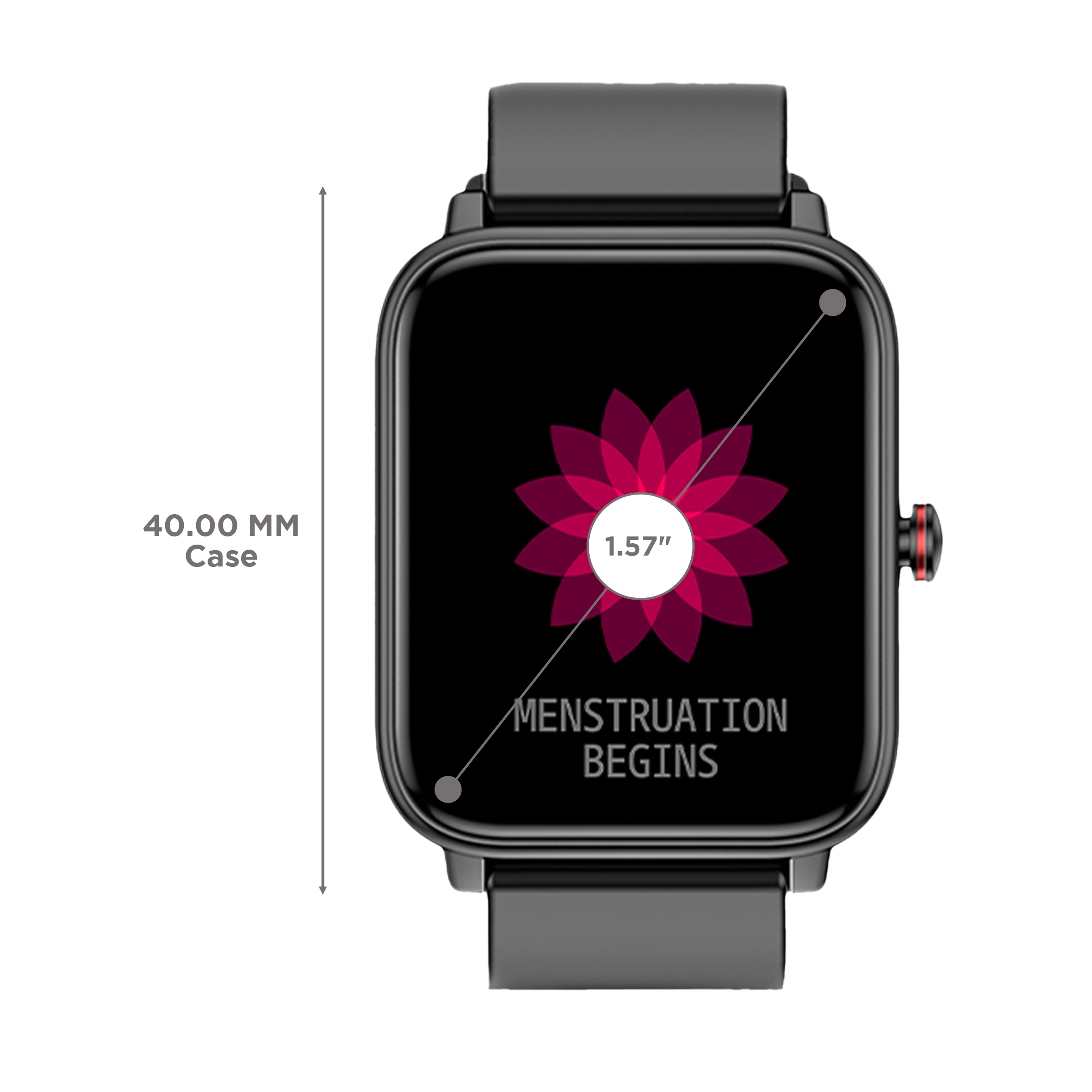 FIRE-BOLTT Ninja Pro Max BSW026 Smartwatch with Camera & Music Control (40mm LCD Display, IP68 Water Resistant, Black Strap)_3