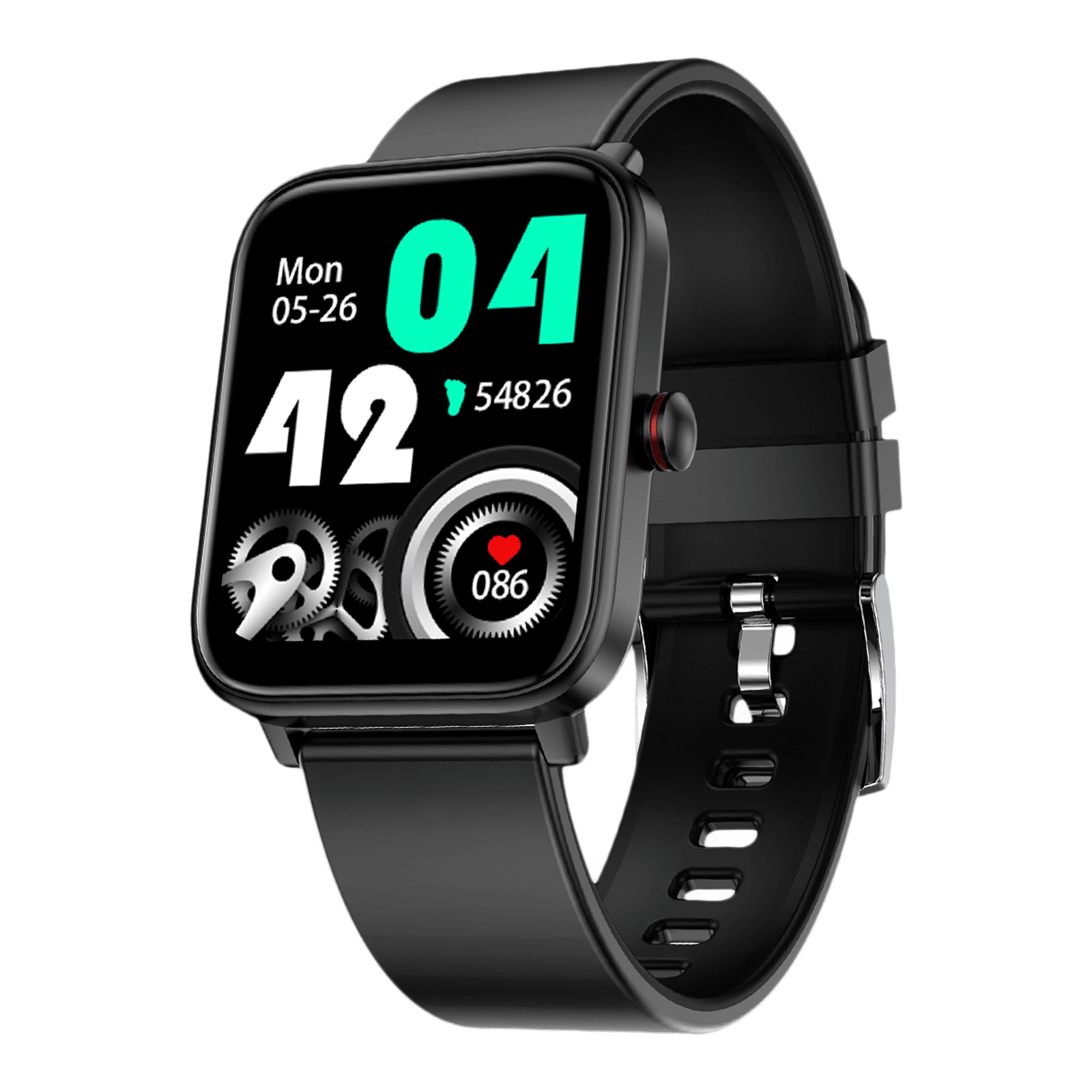 FIRE-BOLTT Ninja Pro Max BSW026 Smartwatch with Camera & Music Control (40mm LCD Display, IP68 Water Resistant, Black Strap)_4