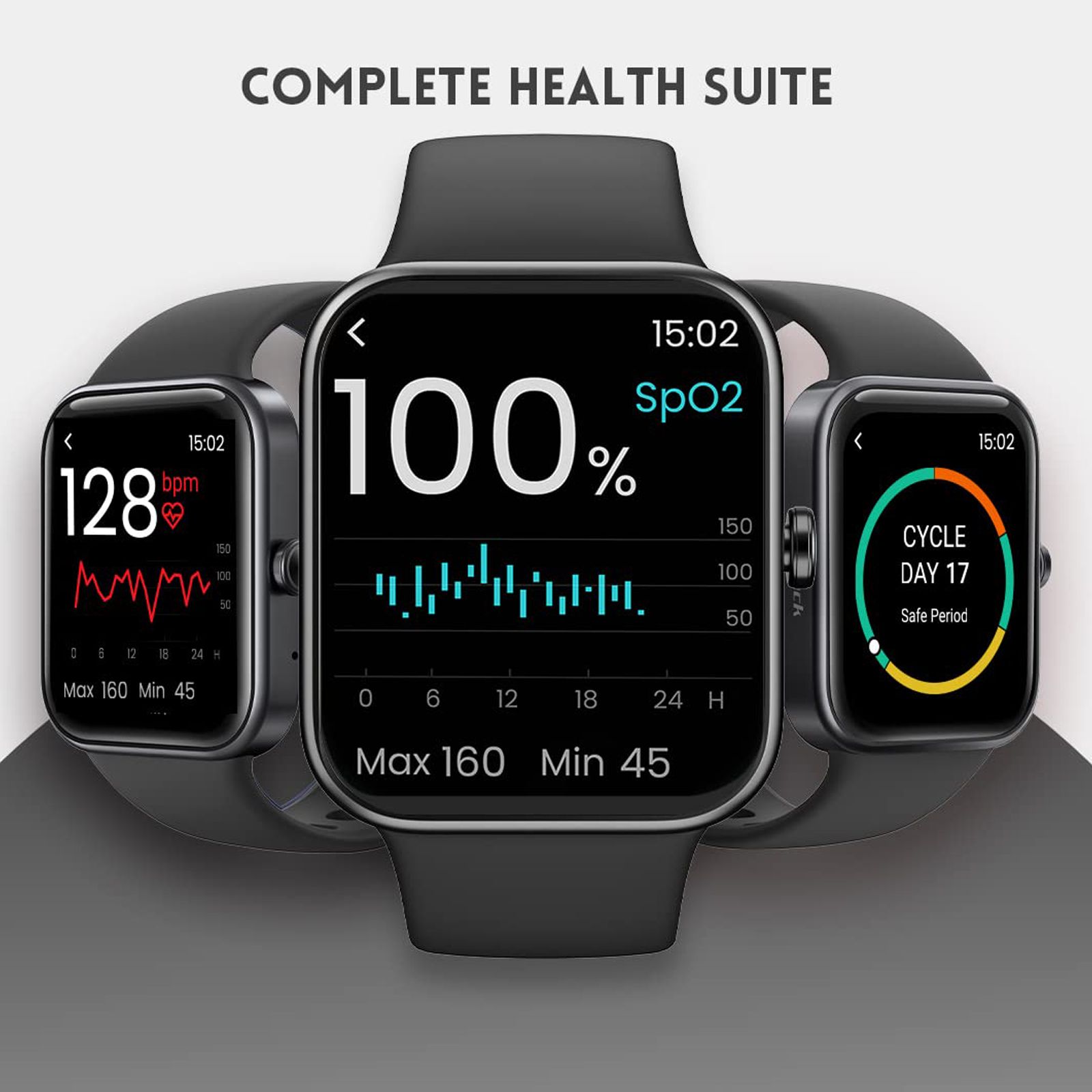 fastrack Reflex Vox Smartwatch with Activity Tracker (42.92mm HD Display, 5ATM Water Resistant, Black Strap) fastrack Reflex Vox Smartwatch with Activity Tracker (42.92mm HD Display, 5ATM Water Resistant, Black Strap)_6