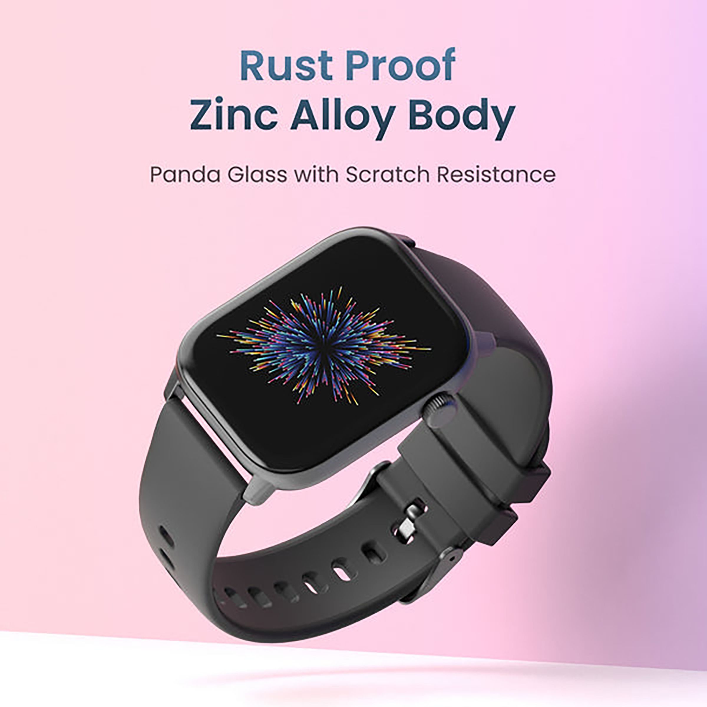 Fitshot Grip Smartwatch with Upto 7 Days Battery Life (42.92mm IPS LCD Display, IP68 Waterproof, Black Strap)_13