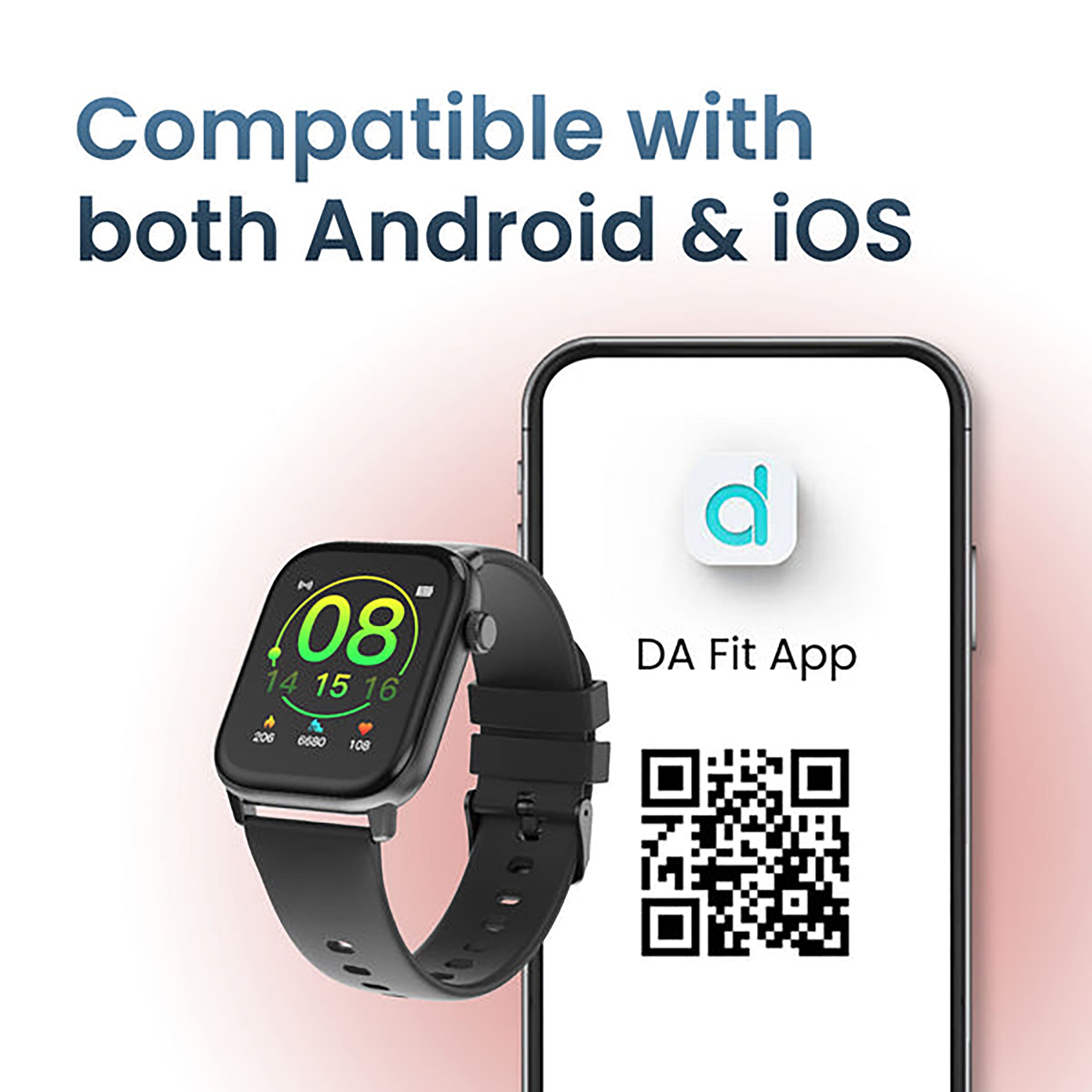 Fitshot Grip Smartwatch with Upto 7 Days Battery Life (42.92mm IPS LCD Display, IP68 Waterproof, Black Strap)_18