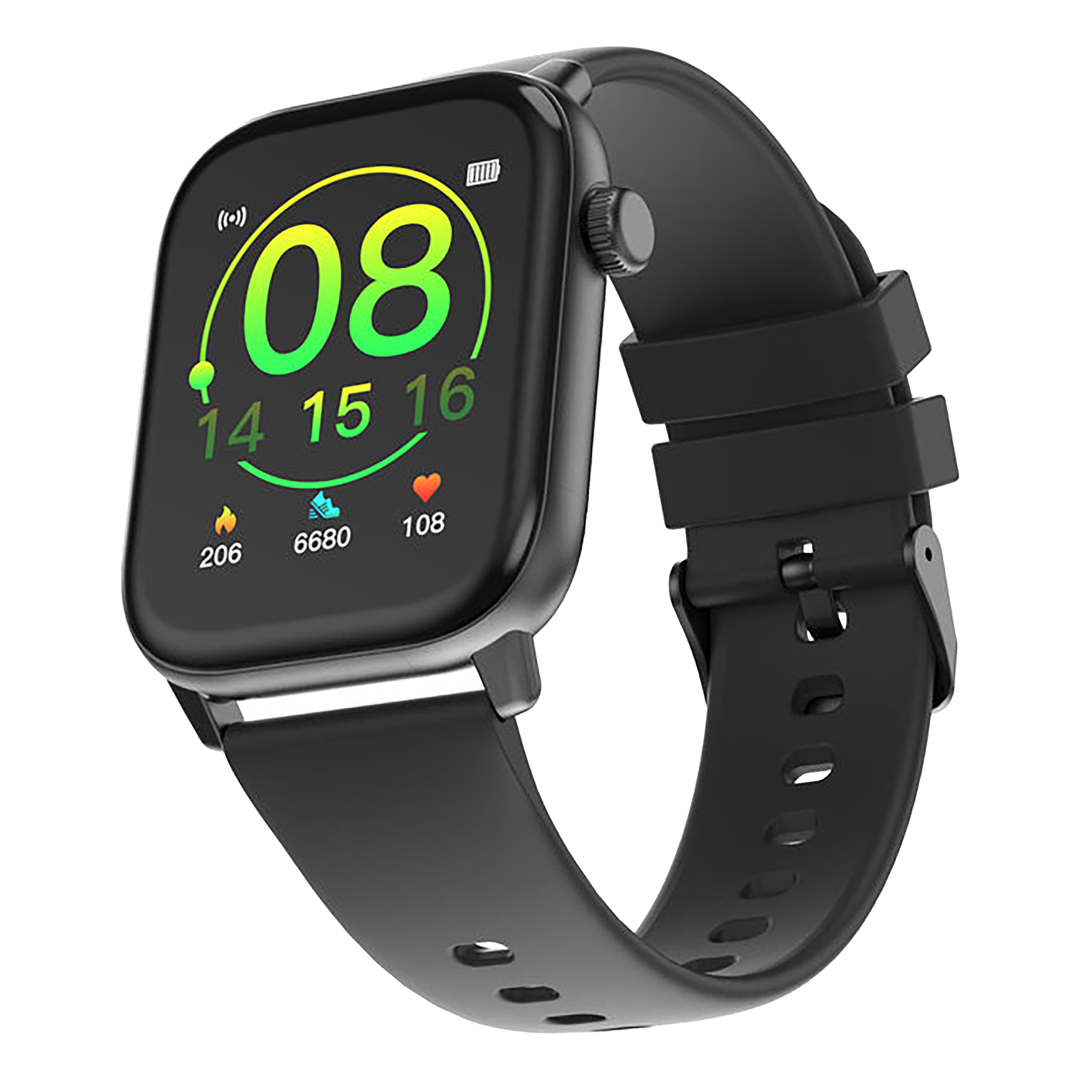 Fitshot Grip Smartwatch with Upto 7 Days Battery Life (42.92mm IPS LCD Display, IP68 Waterproof, Black Strap)_4