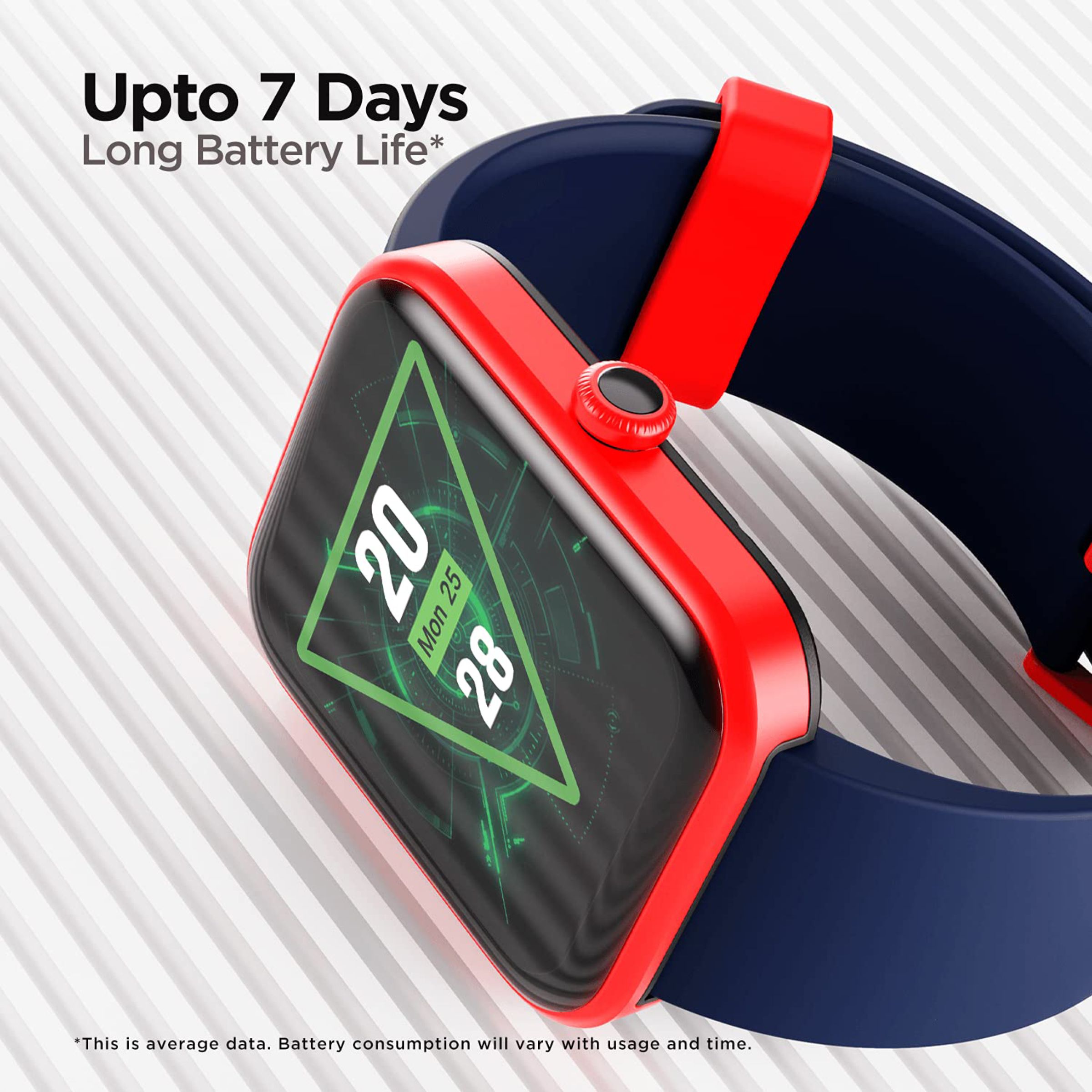 boAt Xtend Smartwatch with Activity Tracker (43mm LCD Display, 5ATM Water Resistant, Deep Blue Strap)_8