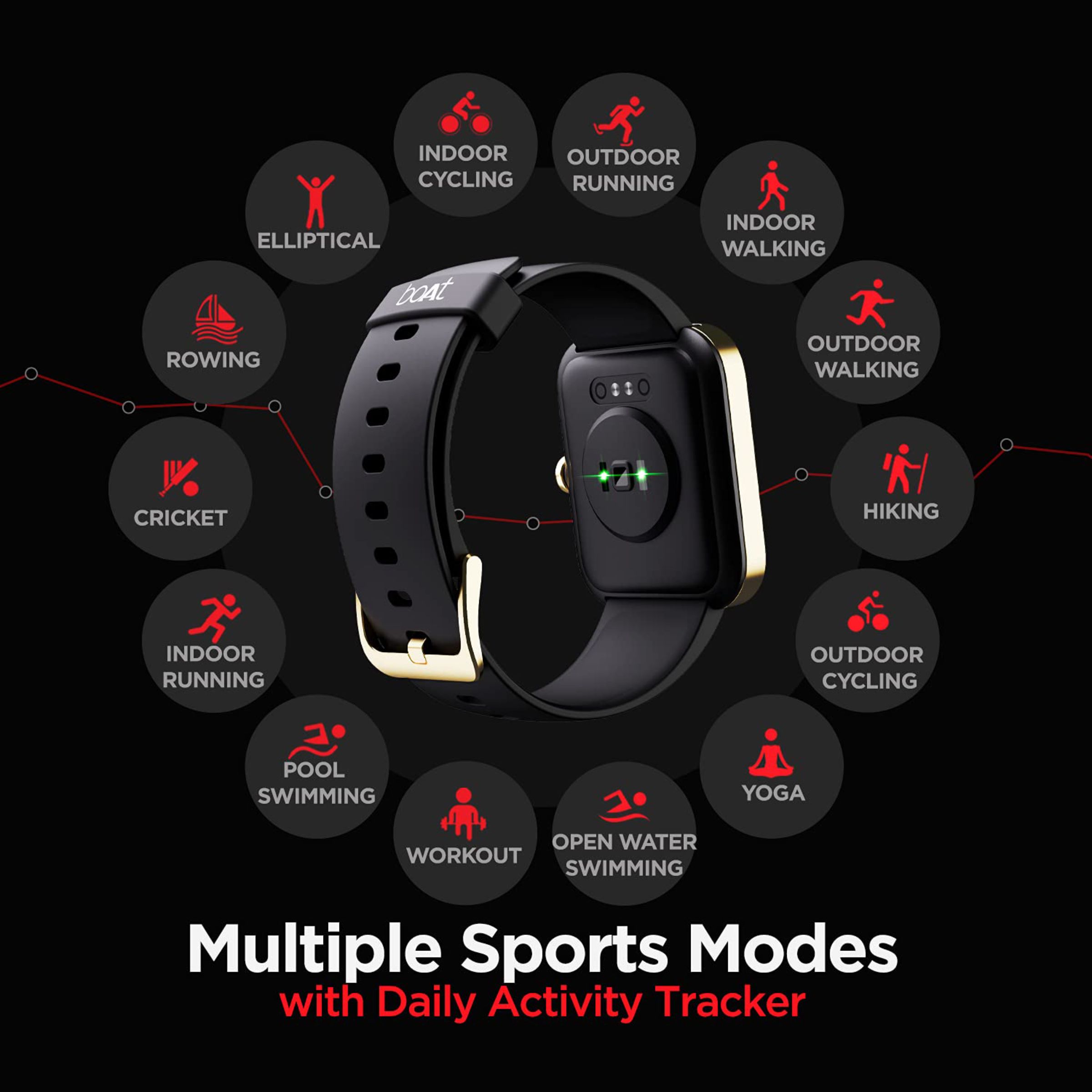 boAt Xtend Smartwatch with Activity Tracker (42mm LCD Display, 5ATM Water Resistant, Pitch Black Strap)_7