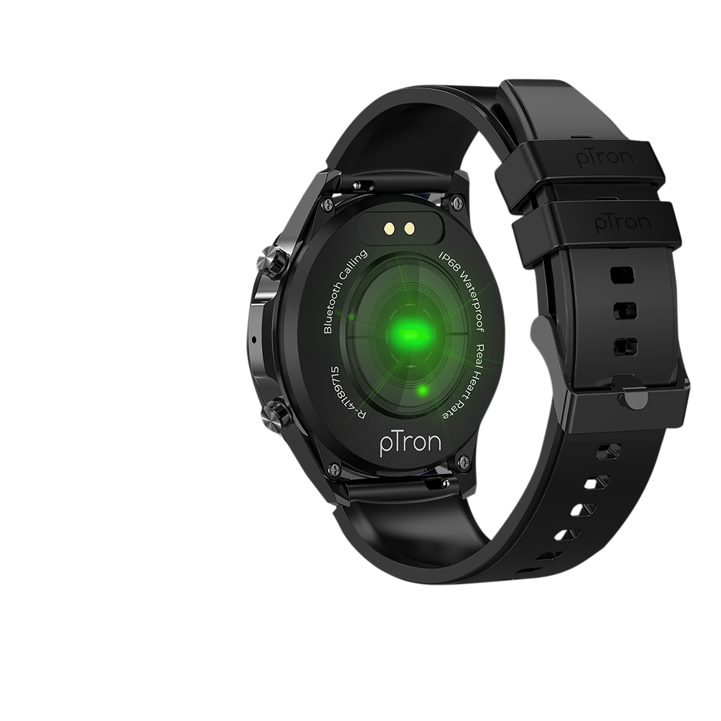 pTron Force X11s Smartwatch with Bluetooth Calling (33mm Full Touch Digital Display, IP68 Waterproof, Black Strap)_5