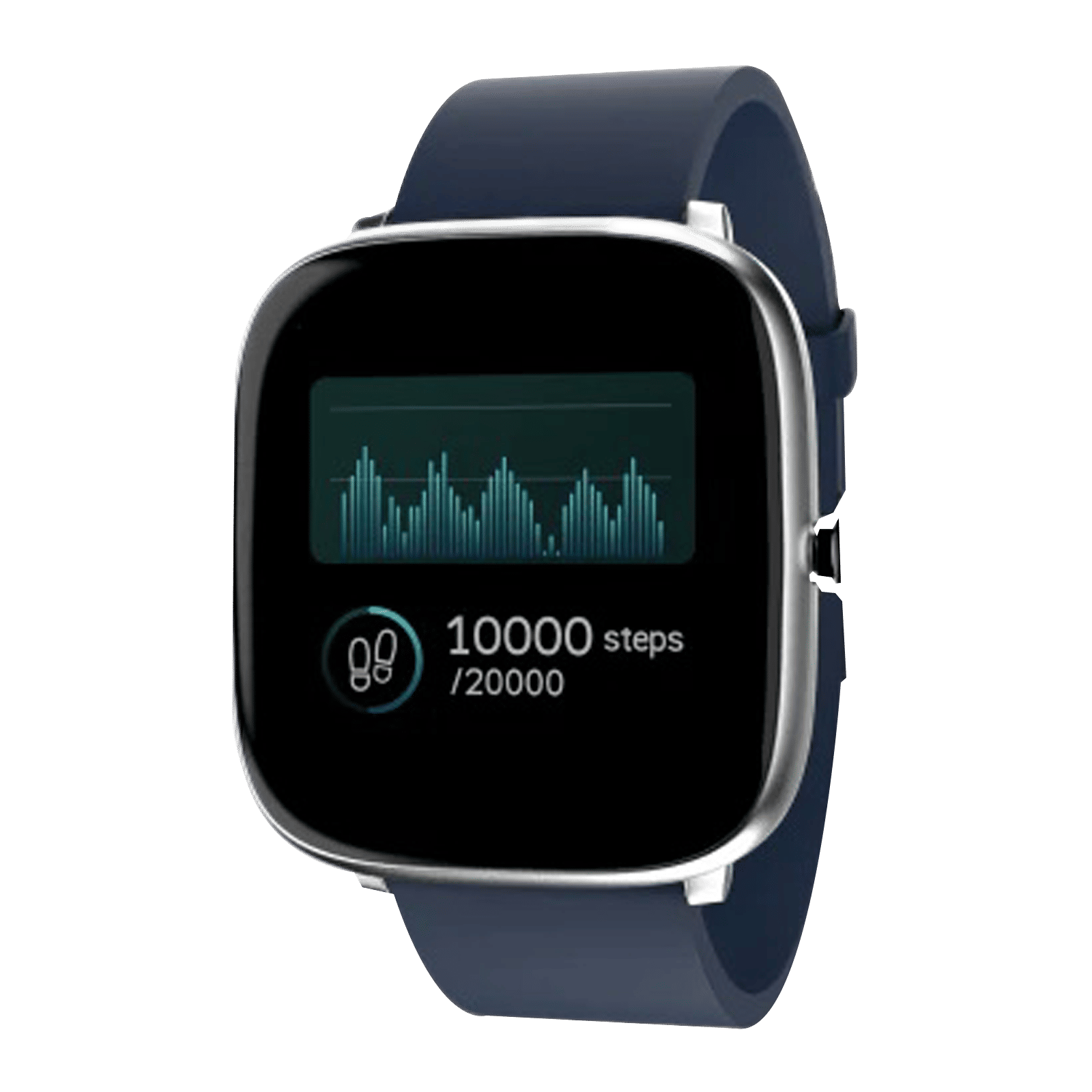 noise ColorFit Qube O2 Smartwatch with Activity Tracker (35.56mm TFT LCD Display, IP68 Waterproof, Royal Blue Strap)_1