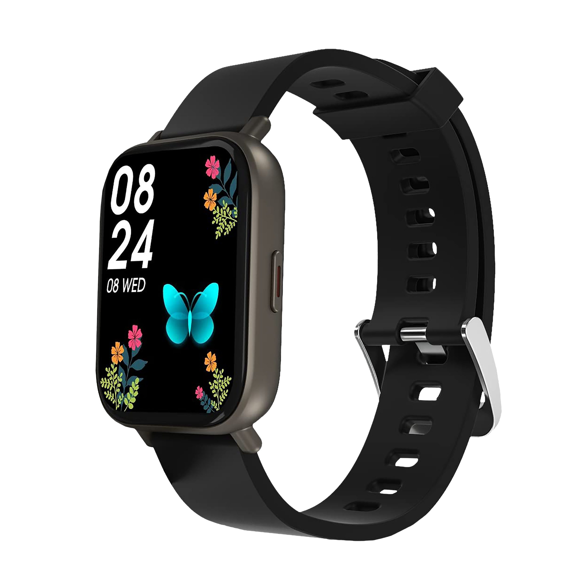 PORTRONICS Kronos Y1 Smartwatch with Bluetooth Calling (44.45mm HD Display, IP67 Splash Resistant, Grey Strap)_5