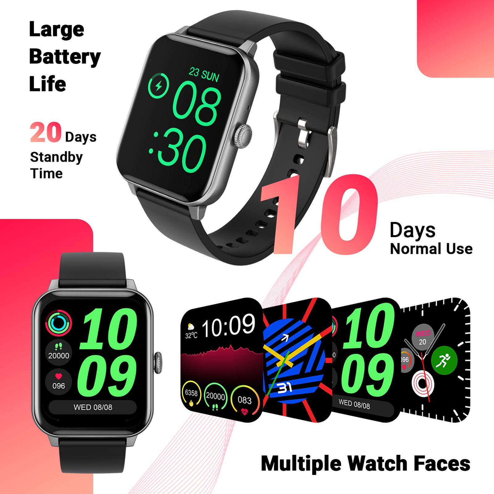 FIRE-BOLTT Ninja Calling BSW024 Smartwatch with Bluetooth Calling (42.9mm HD Display, IP67 Water Resistant, Metal Grey Strap) FIRE-BOLTT Ninja Calling BSW024 Smartwatch with Bluetooth Calling (42.9mm HD Display, IP67 Water Resistant, Metal Grey Strap)_11