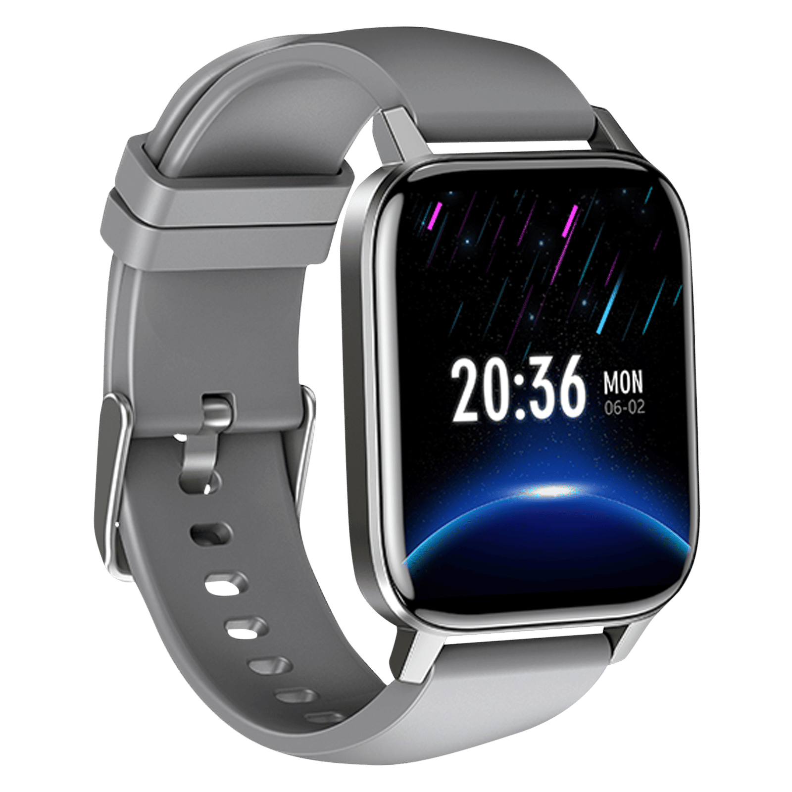 in base Urban Fit X Smartwatch with Activity Tracker (42.9mm LCD Display, IP68 Water Resistant, Grey Strap) in base Urban Fit X Smartwatch with Activity Tracker (42.9mm LCD Display, IP68 Water Resistant, Grey Strap)_5