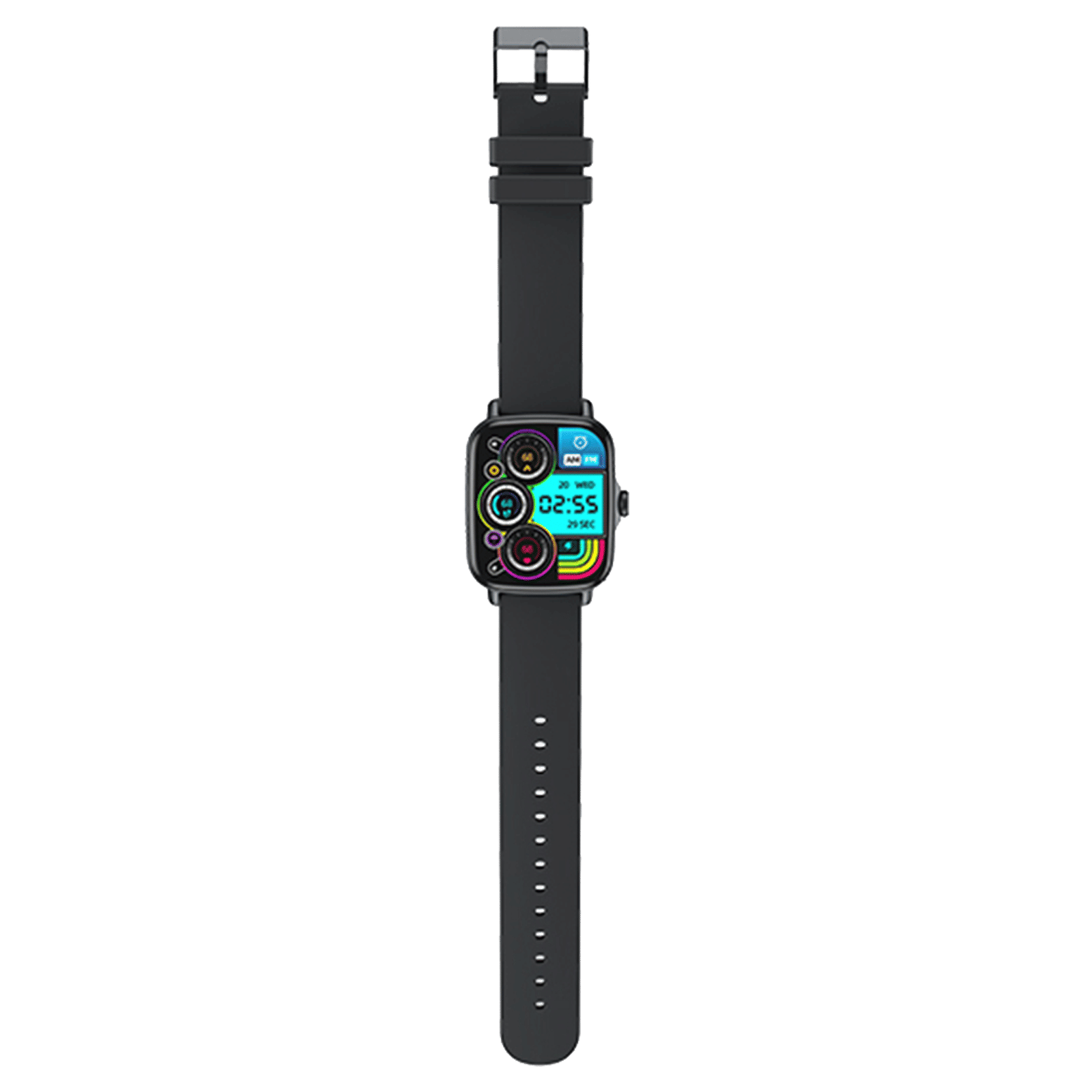 in base Urban Lyf M Smartwatch with Activity Tracker (42.92mm IPS Display, IPX67 Water Resistant, Black Strap) in base Urban Lyf M Smartwatch with Activity Tracker (42.92mm IPS Display, IPX67 Water Resistant, Black Strap)_7