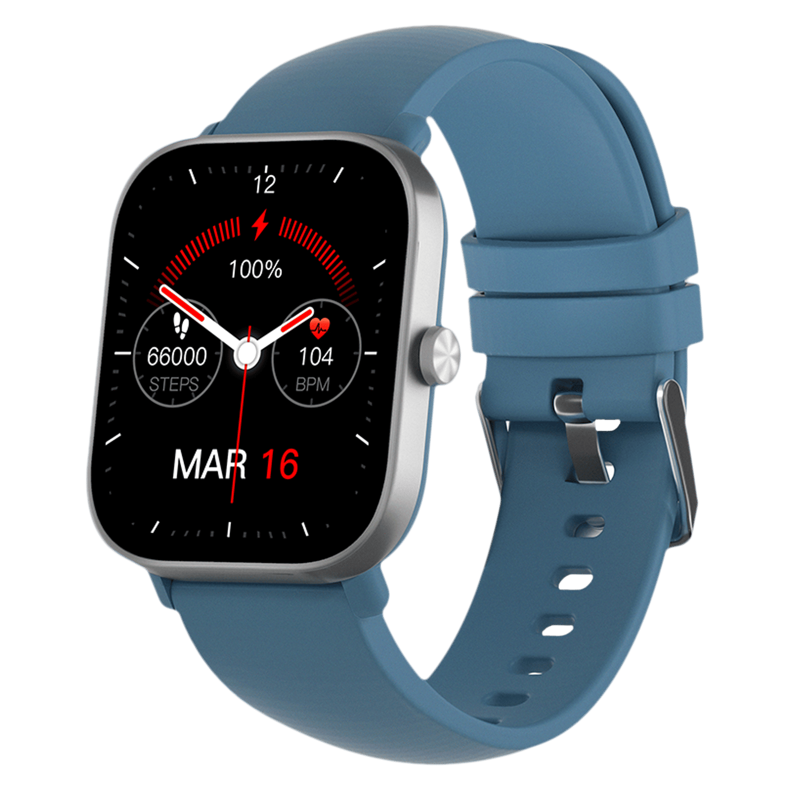 in base Urban Lite X Smartwatch with Activity Tracker (40.64mm IPS LCD Display, IPX68 Water Resistant, Blue Strap) in base Urban Lite X Smartwatch with Activity Tracker (40.64mm IPS LCD Display, IPX68 Water Resistant, Blue Strap)_4