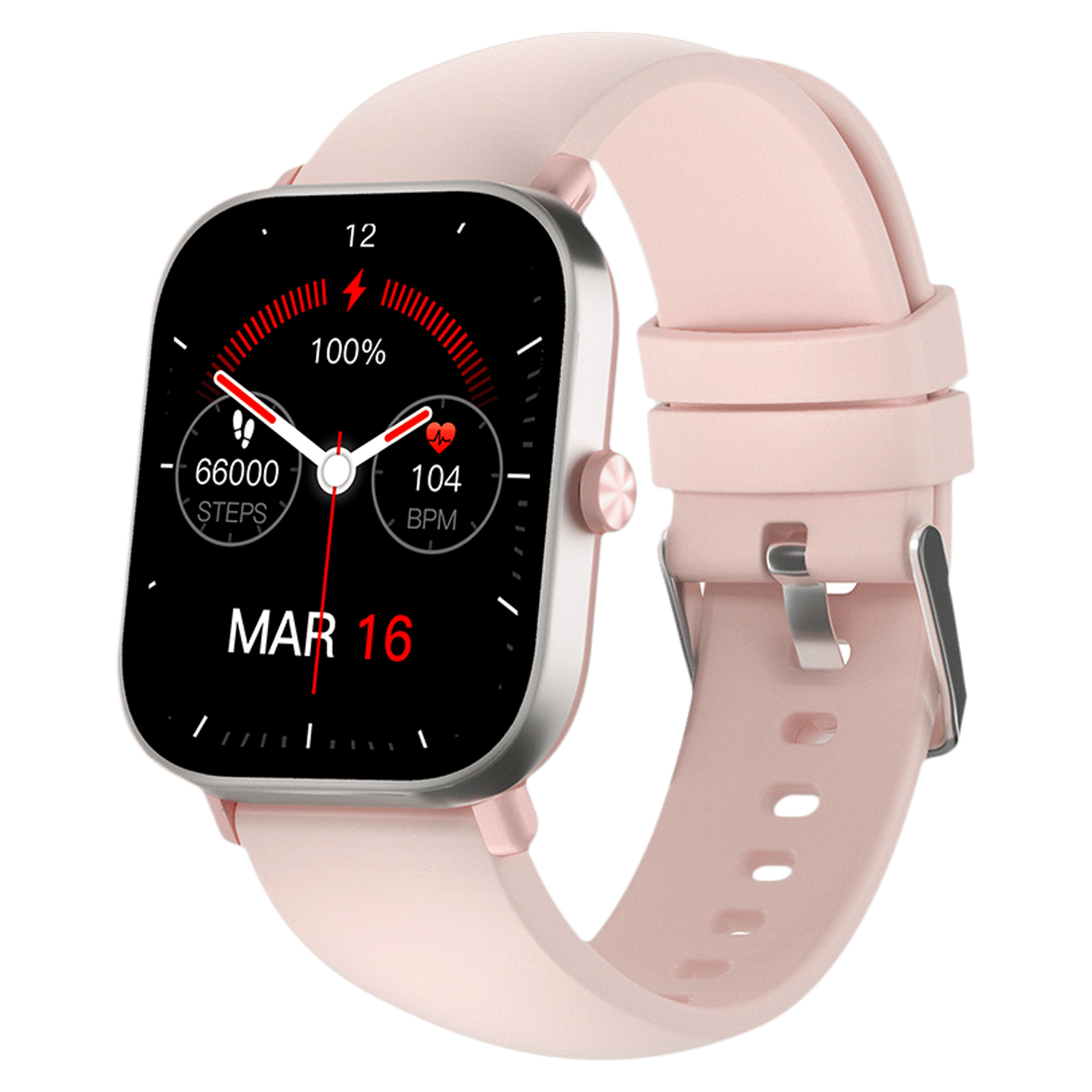 in base Urban Lite X Smartwatch with Activity Tracker (40.64mm IPS LCD Display, IPX68 Water Resistant, Pink Strap) in base Urban Lite X Smartwatch with Activity Tracker (40.64mm IPS LCD Display, IPX68 Water Resistant, Pink Strap)_4