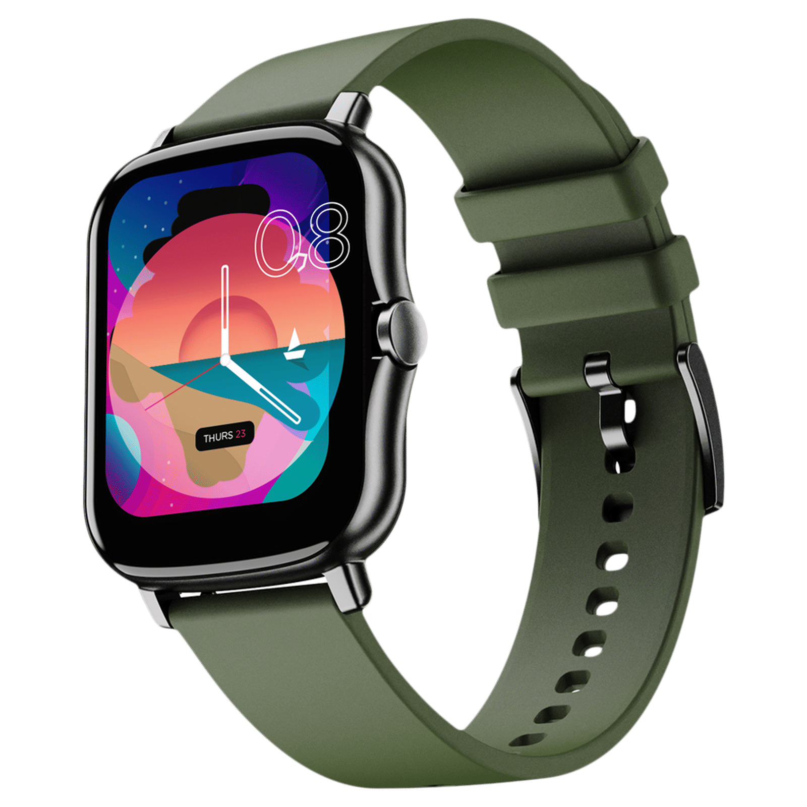 boAt Wave Fit Smartwatch with Camera & Music Control (42.92mm HD Display, IP67 Sweat Resistant, Olive Green Strap) boAt Wave Fit Smartwatch with Camera & Music Control (42.92mm HD Display, IP67 Sweat Resistant, Olive Green Strap)_4