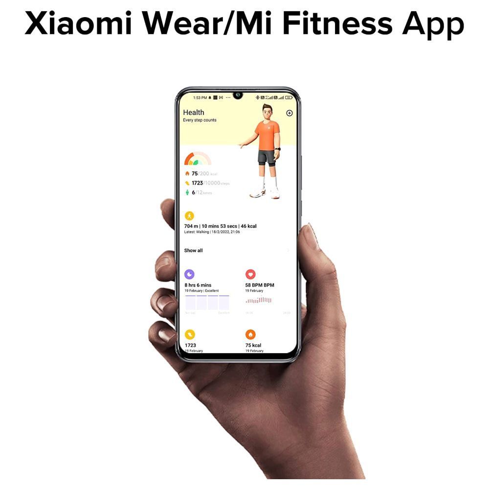 Redmi Watch 2 Lite Smartwatch with Activity Tracker (39.4mm TFT Display, 5 ATM Water Resistant, Black Strap) Redmi Watch 2 Lite Smartwatch with Activity Tracker (39.4mm TFT Display, 5 ATM Water Resistant, Black Strap)_14